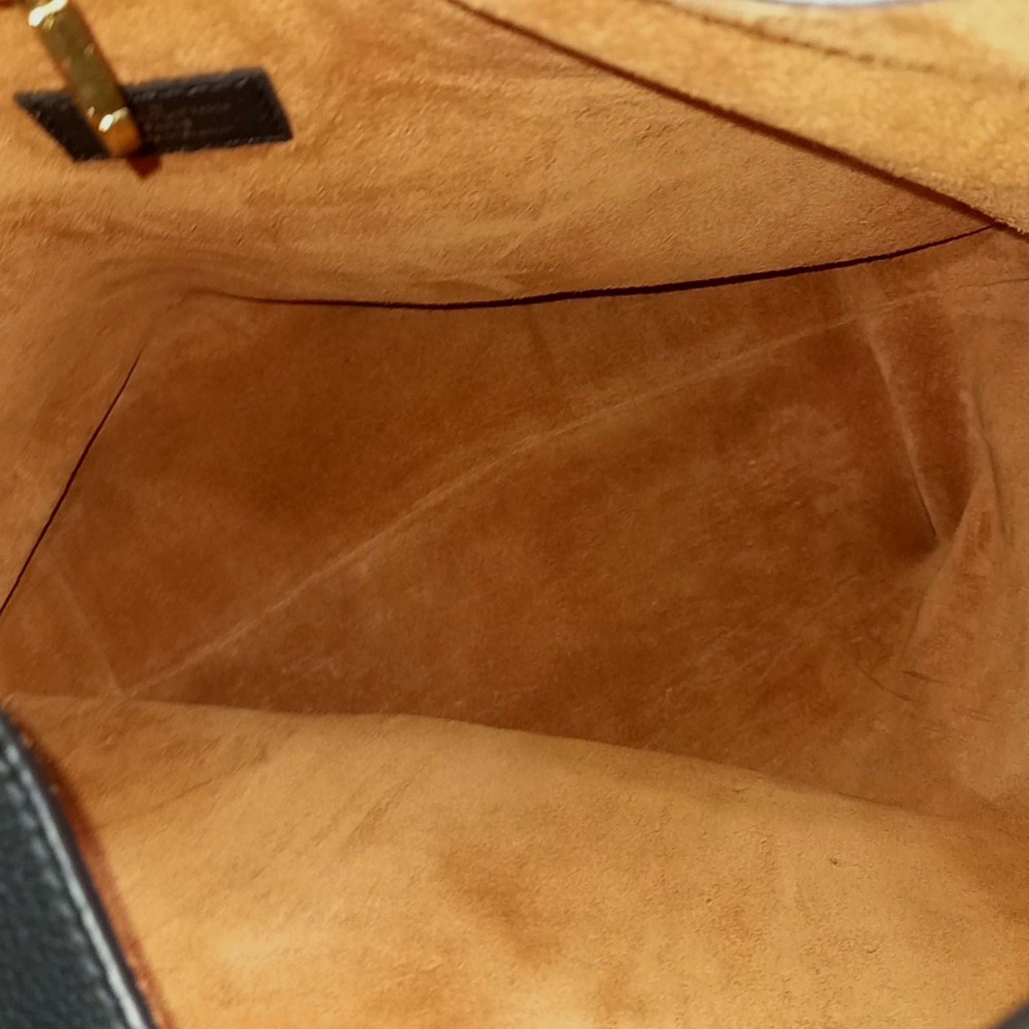 Louis Vuitton Black Leather Low Key Hobo MM bag 