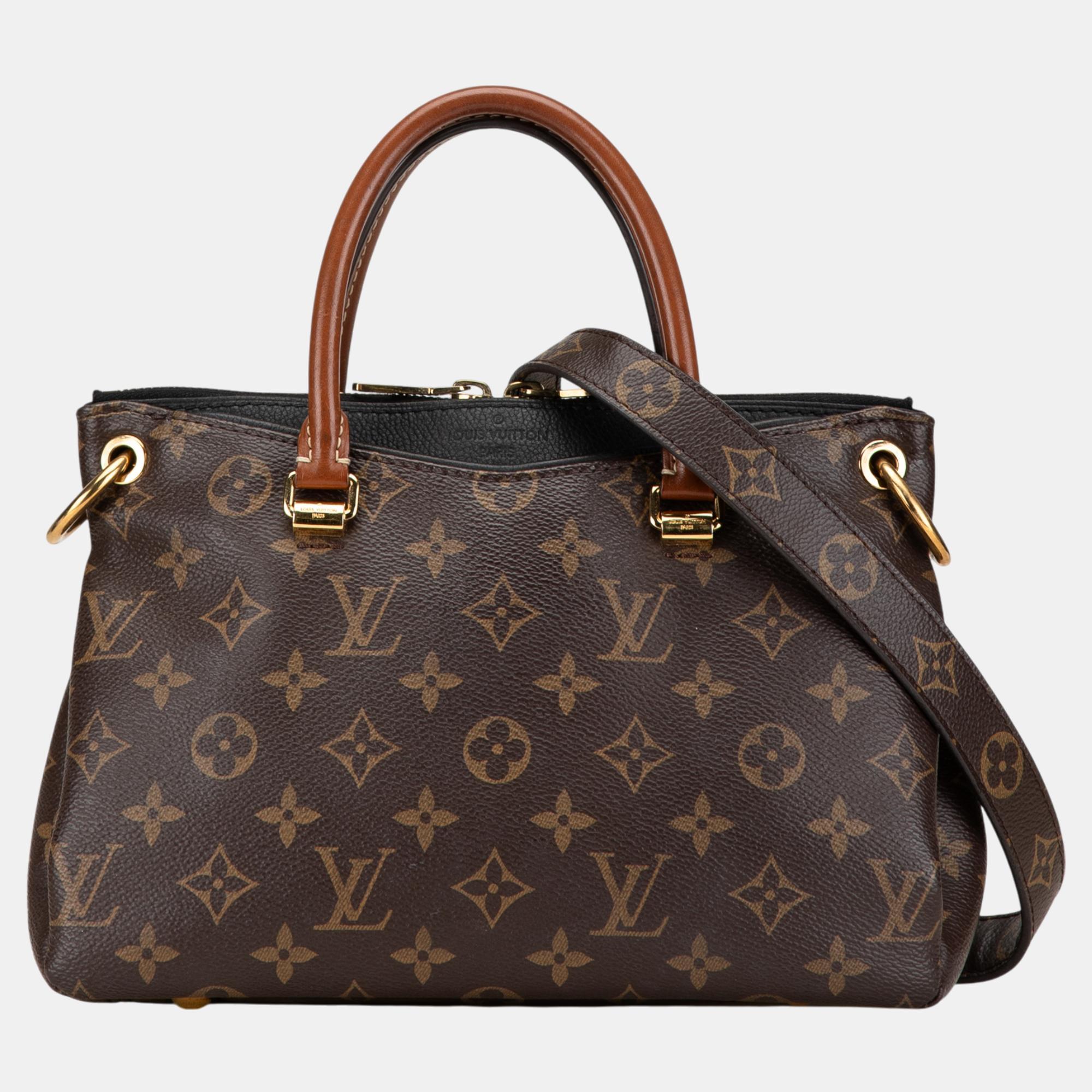 

Louis Vuitton Brown Monogram Pallas BB