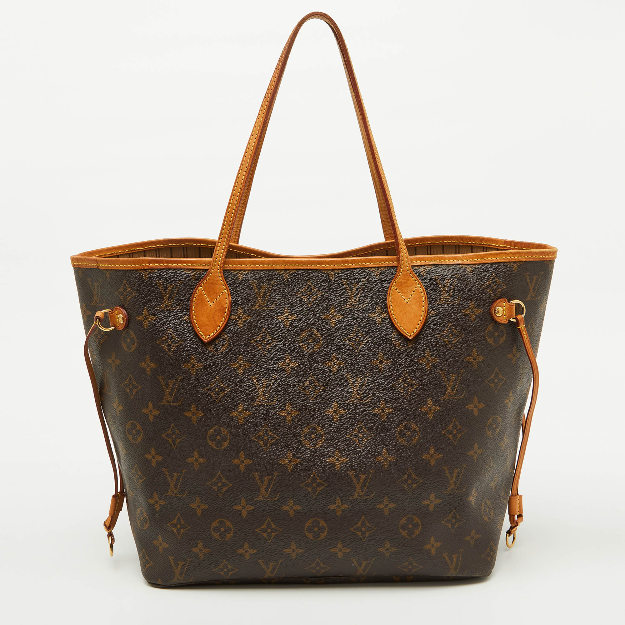 

Louis Vuitton Monogram Canvas Neverfull MM Bag, Brown