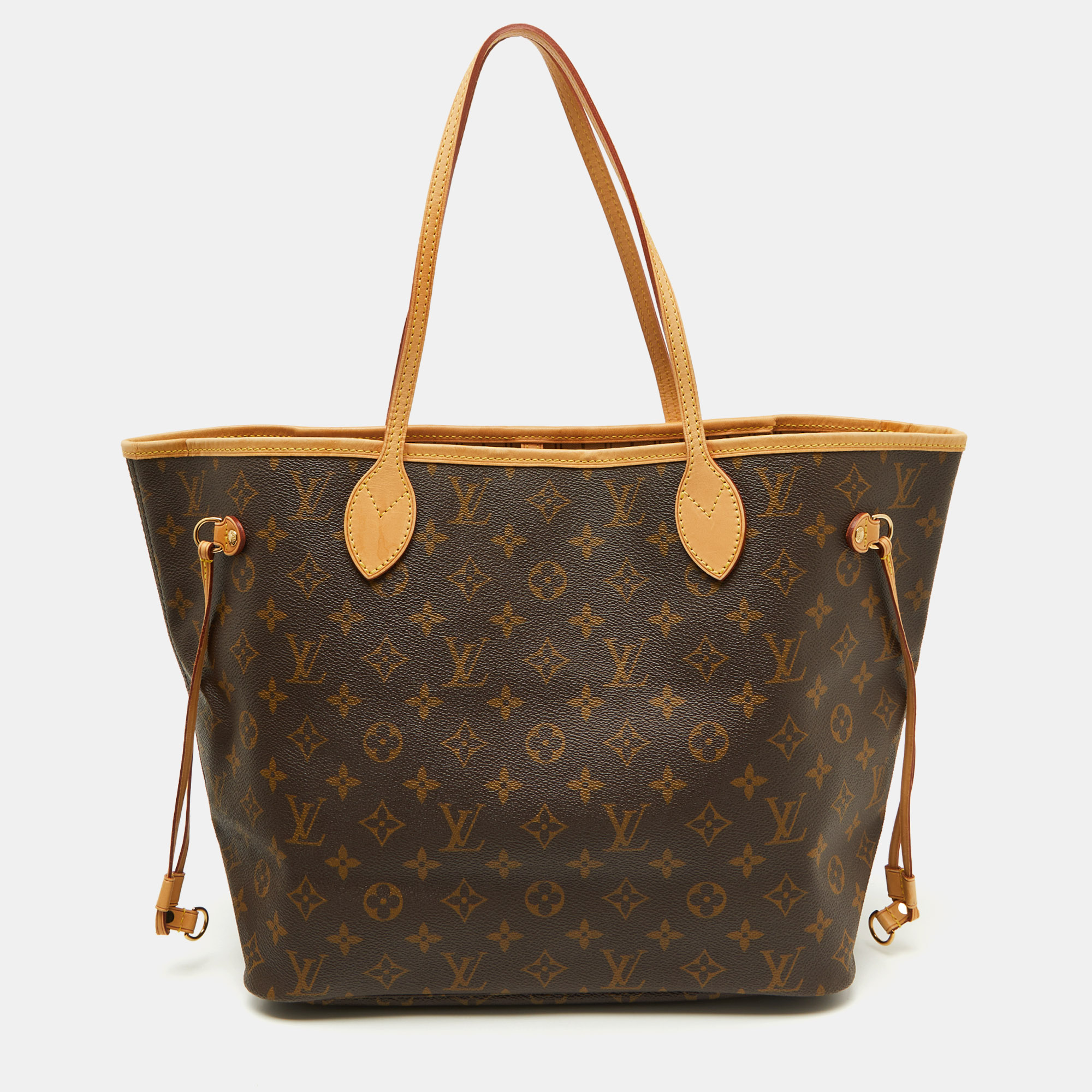 

Louis Vuitton Monogram Canvas Neverfull MM Bag, Brown