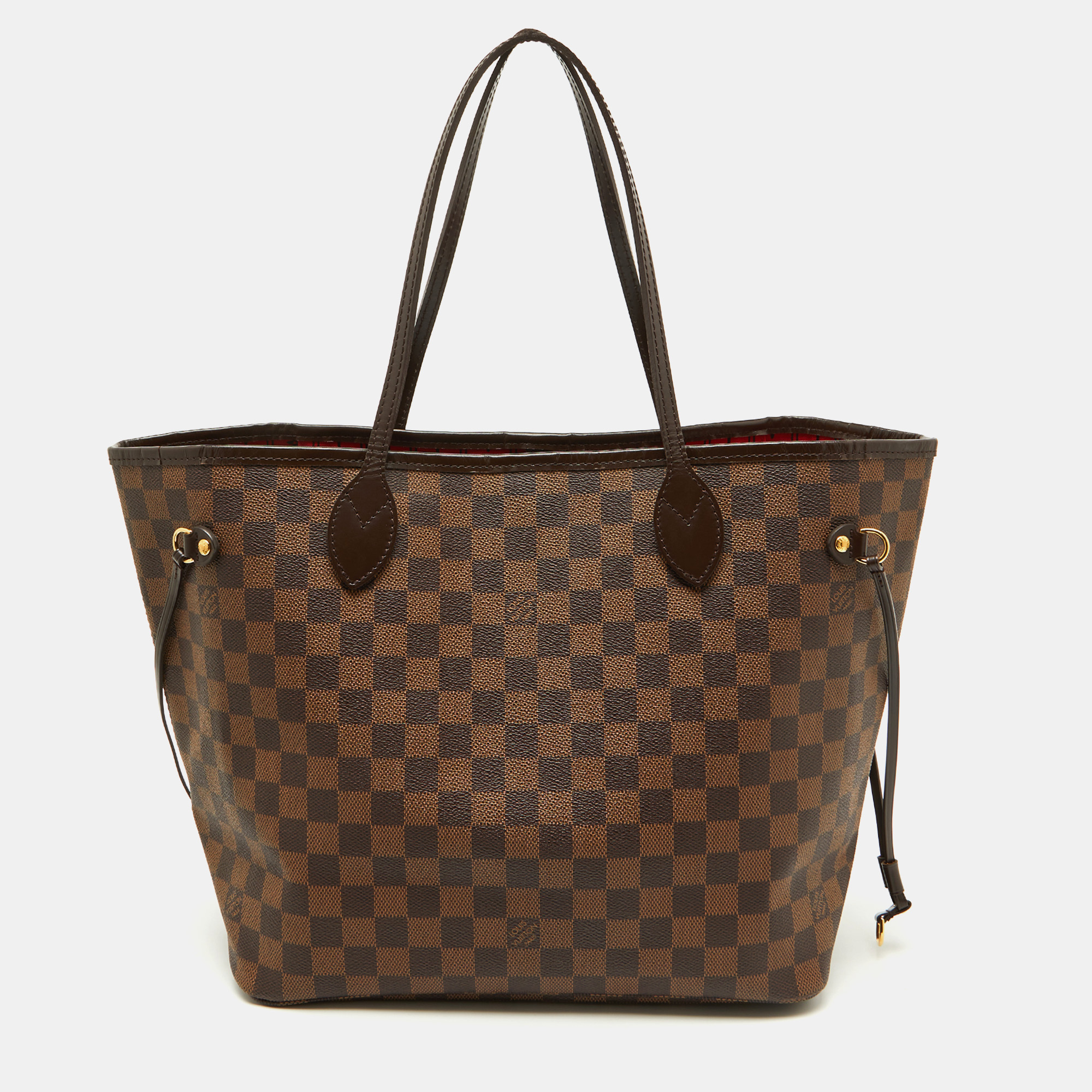 

Louis Vuitton Damier Ebene Canvas Neverfull MM Bag, Brown