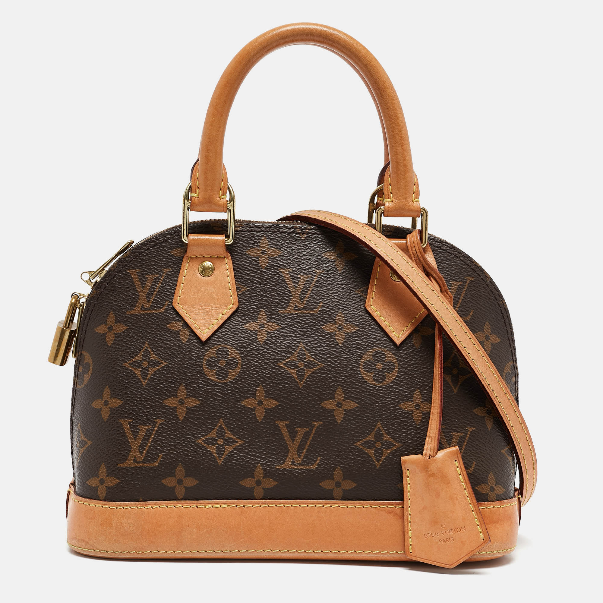 

Louis Vuitton Monogram Canvas Alma BB Bag, Brown