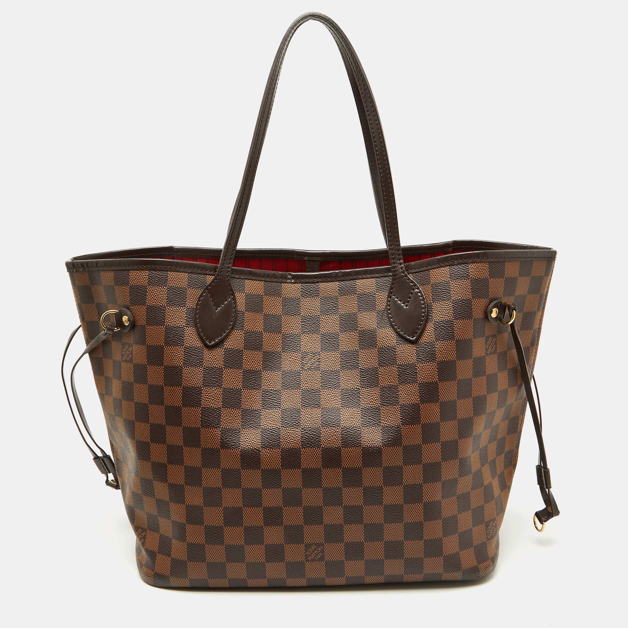 

Louis Vuitton Damier Ebene Canvas Neverfull MM Bag, Brown