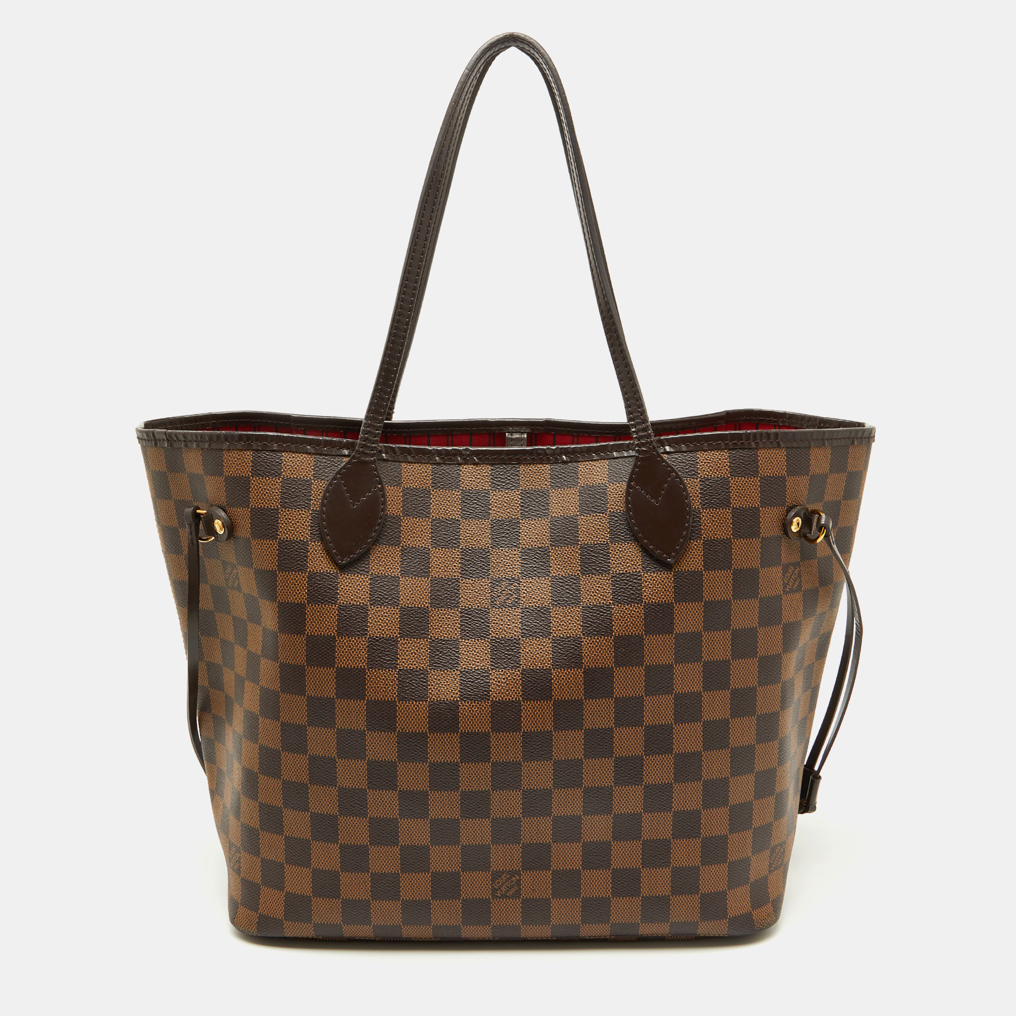 

Louis Vuitton Damier Ebene Canvas Neverfull MM Bag, Brown