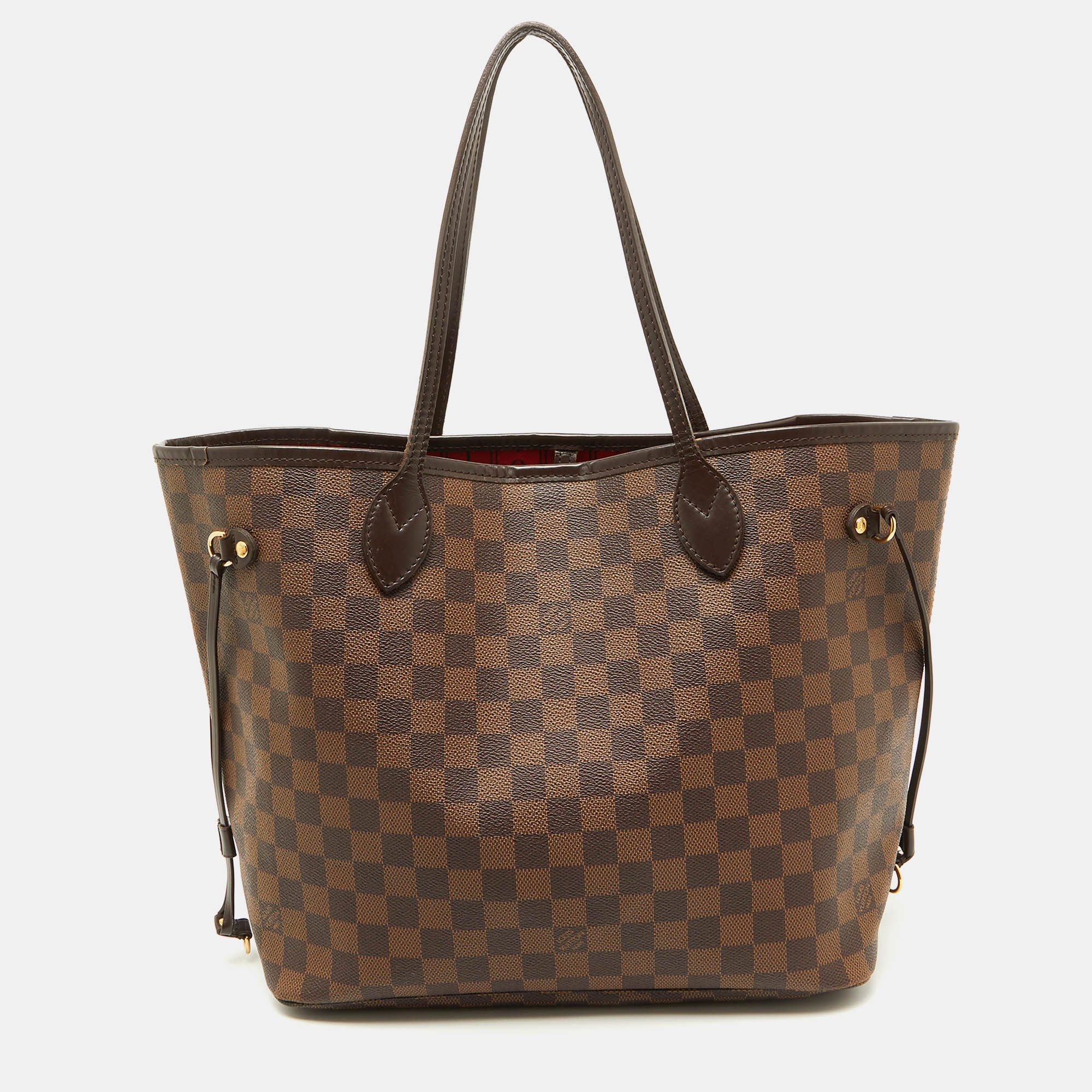 

Louis Vuitton Damier Ebene Canvas Neverfull MM Bag, Brown