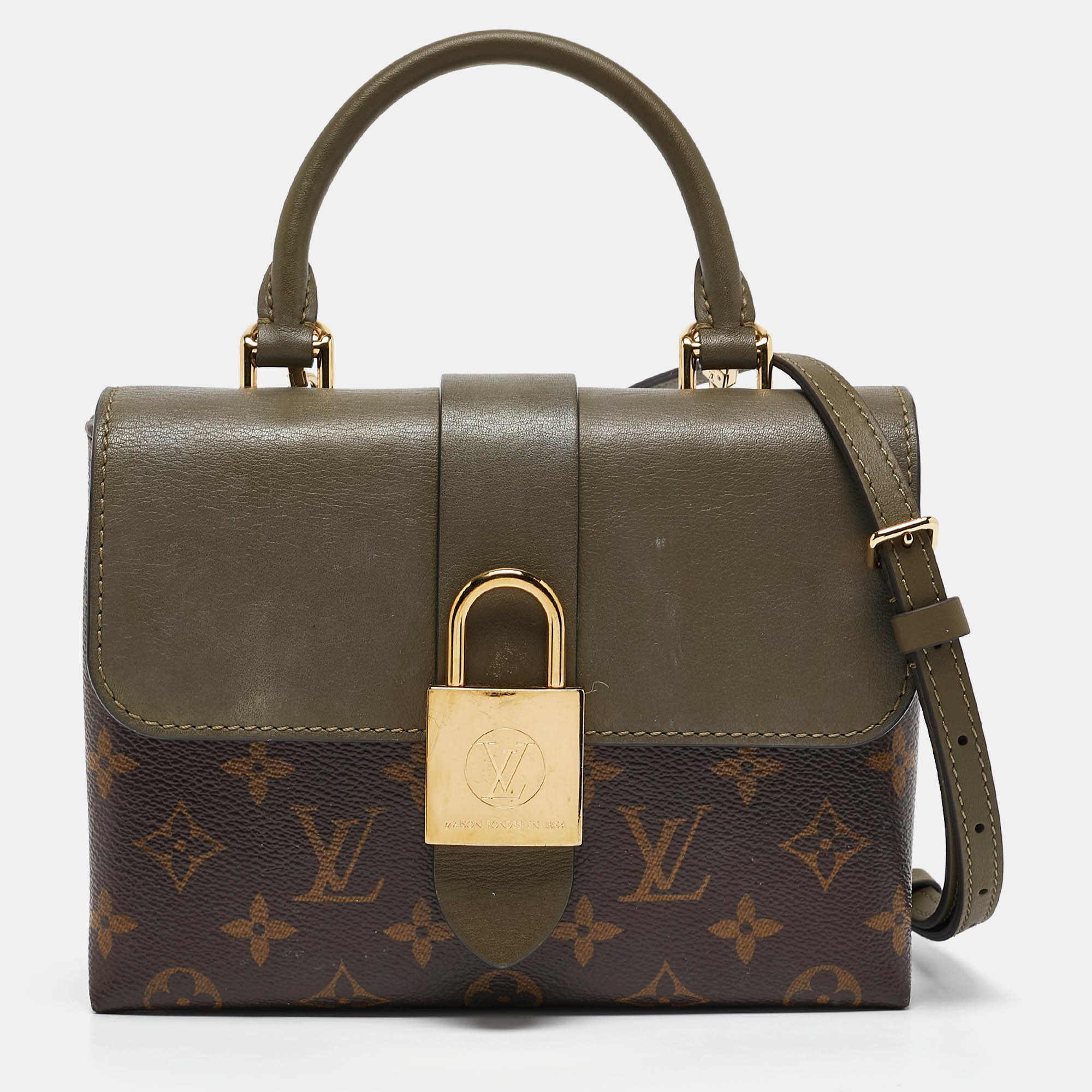 

Louis Vuitton Laurier Monogram Canvas Locky BB Bag, Green