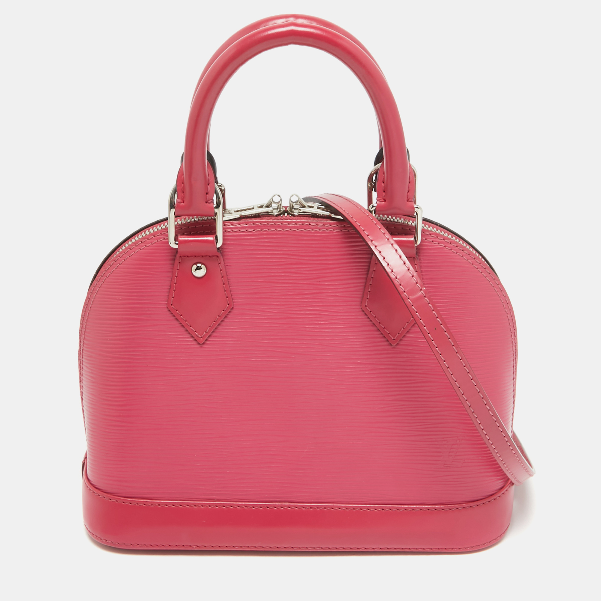 

Louis Vuitton Fuchsia Epi Leather Alma BB Bag, Pink