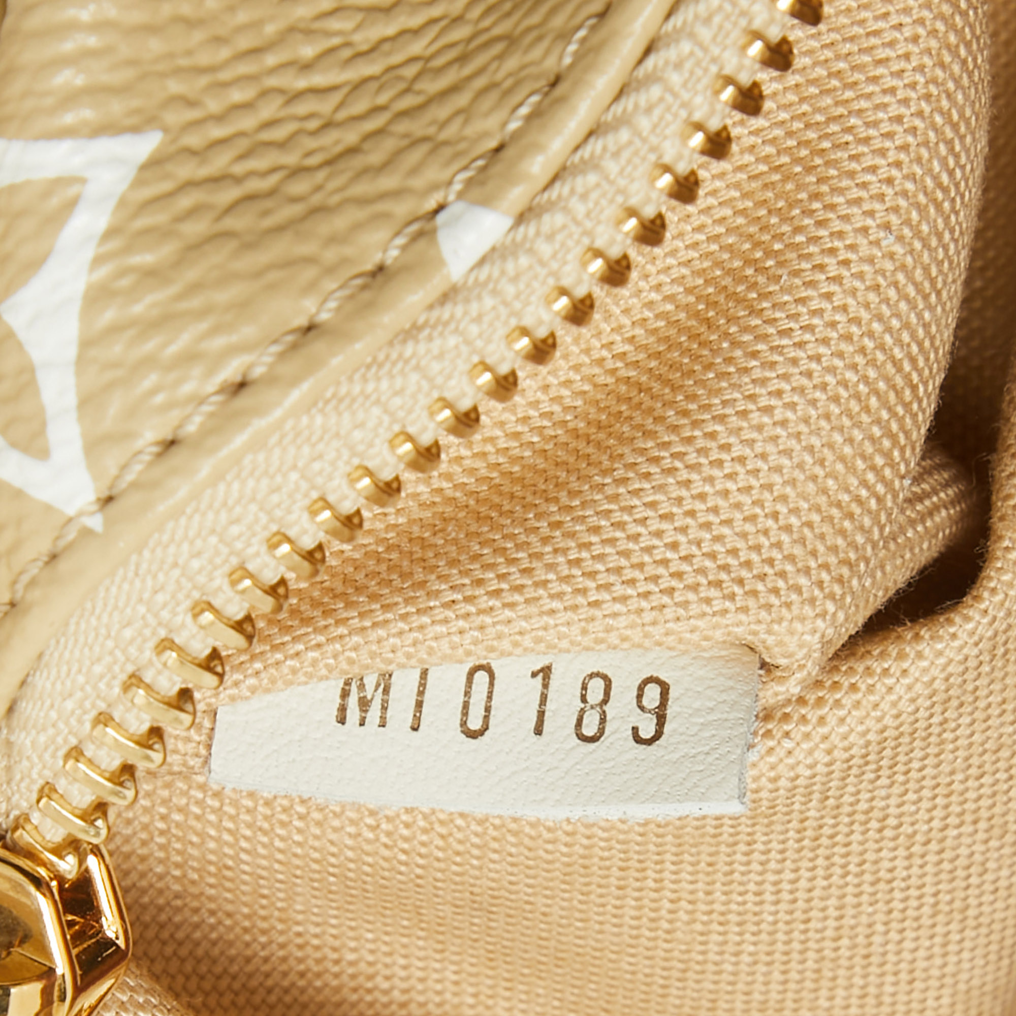 Louis Vuitton Khaki Green/Beige and White Monogram Giant Canvas Bum Bag 