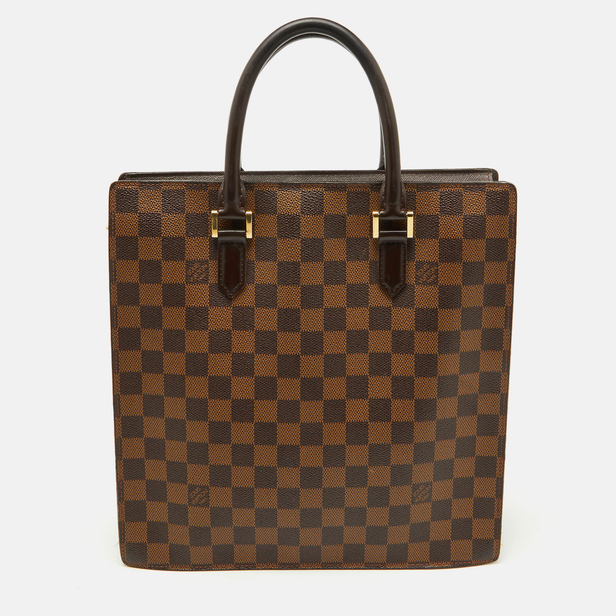 

Louis Vuitton Damier Ebene Canvas Venice Sac Plat Bag, Brown