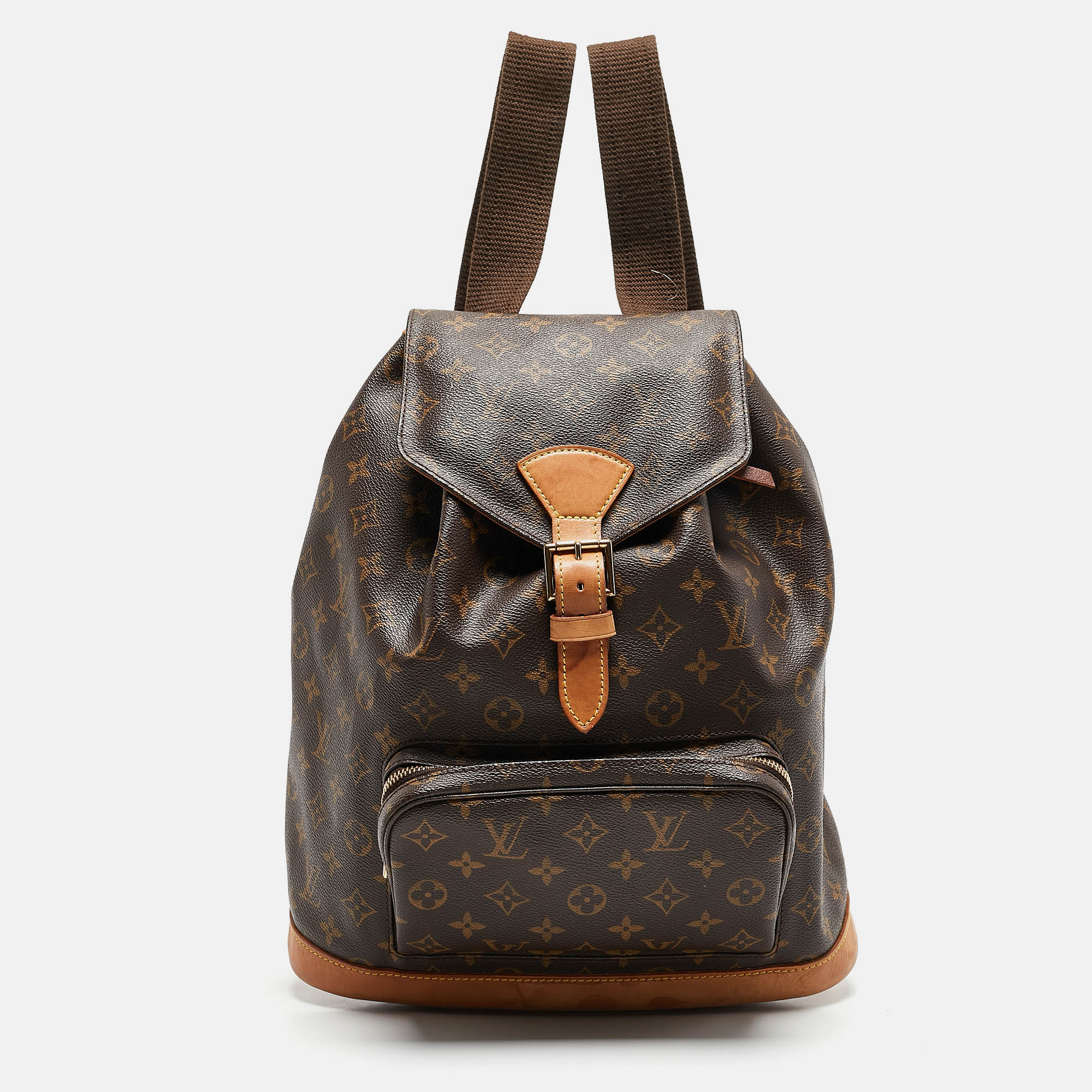 

Louis Vuitton Monogram Canvas Montsouris Backpack GM Bag, Brown