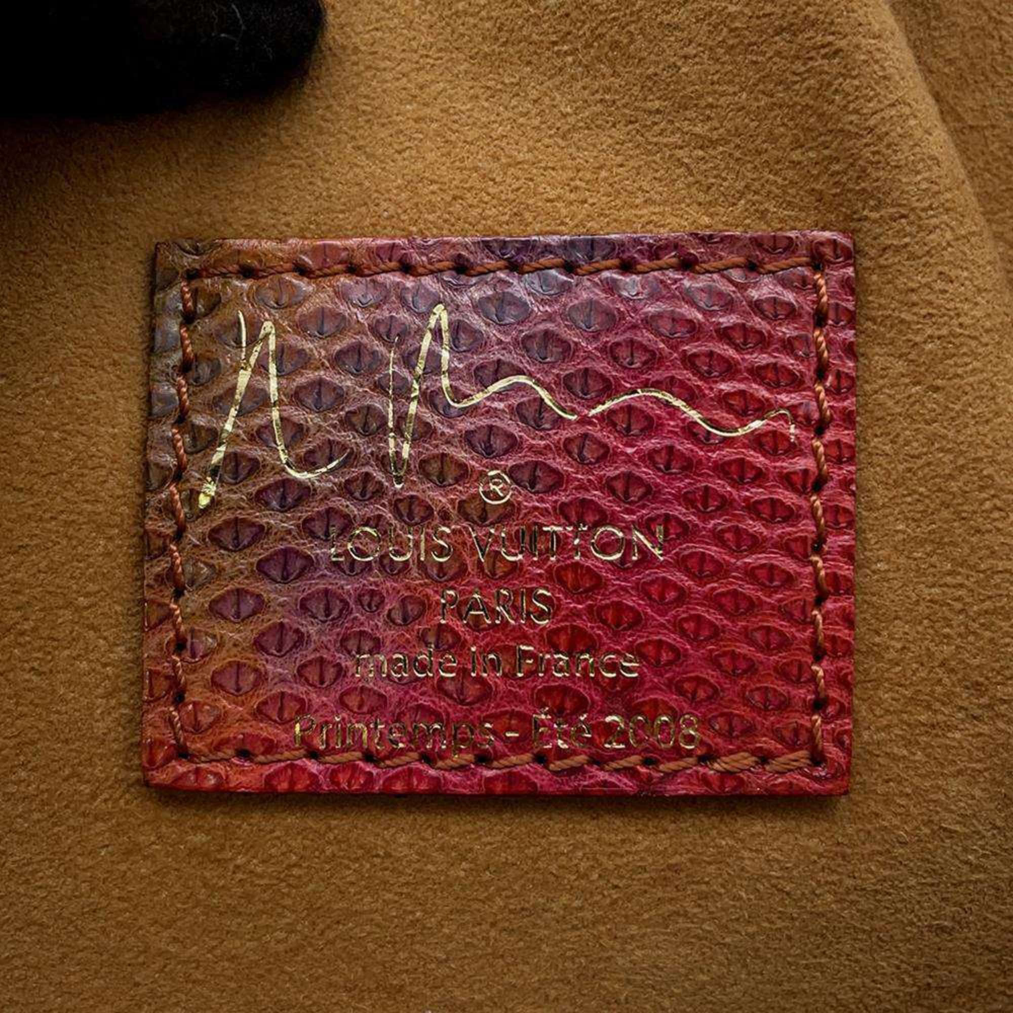 Louis Vuitton Marron Monogram Watercolor Papillon Handbag 