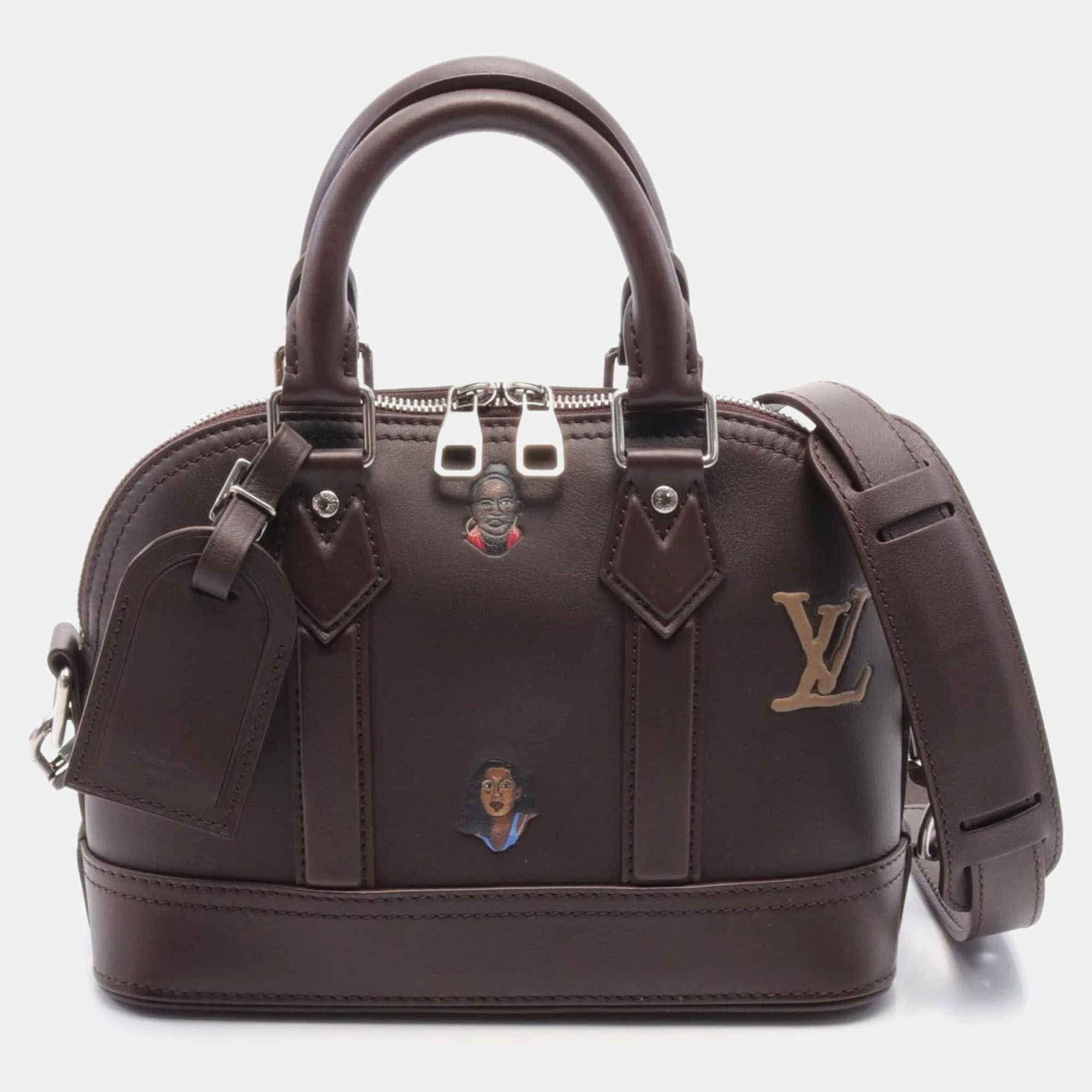 

Louis Vuitton Brown Multicolor Leather Alma 25 Henry Taylor Handbag