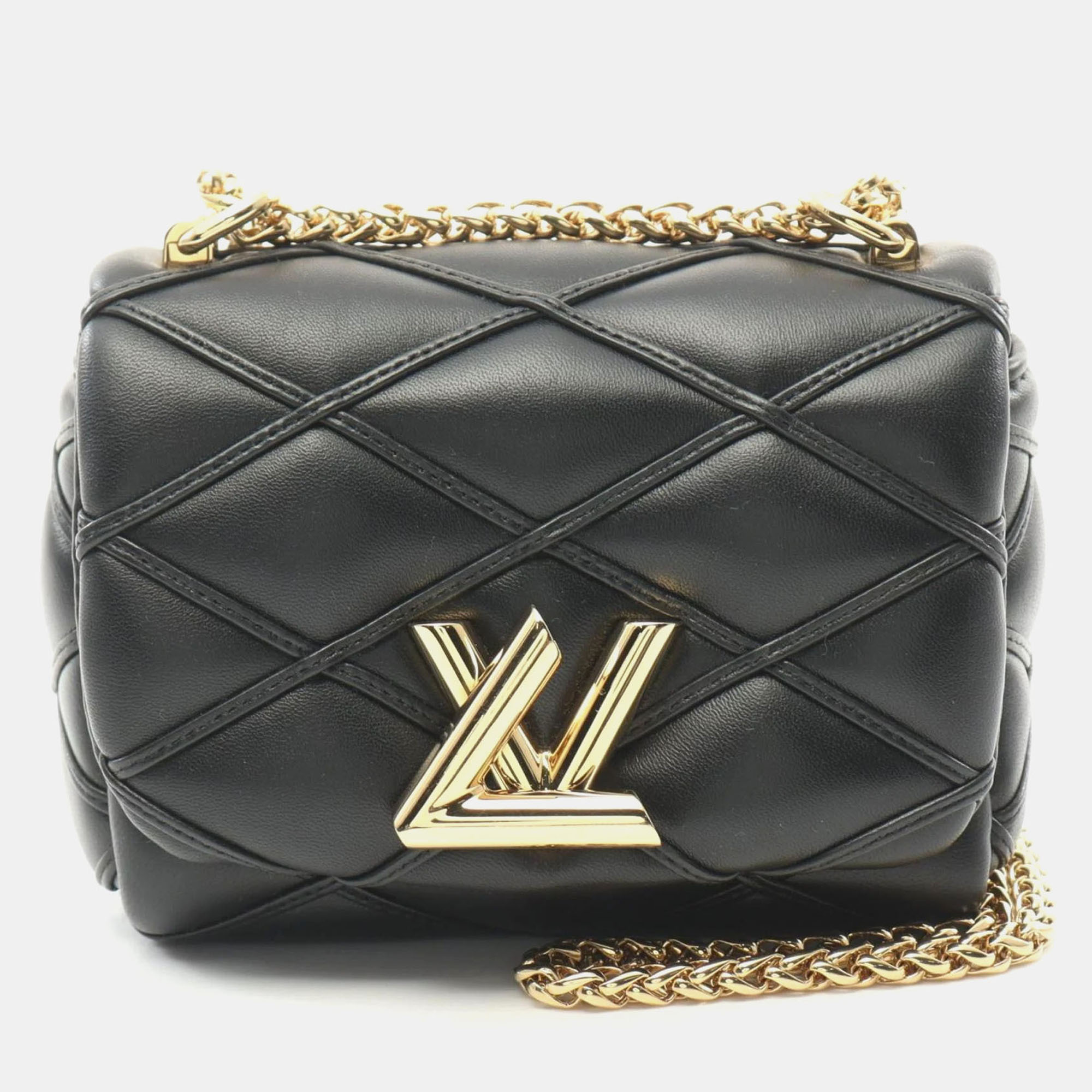 

Louis Vuitton Black Leather Pico Go-14 Shoulder Bag