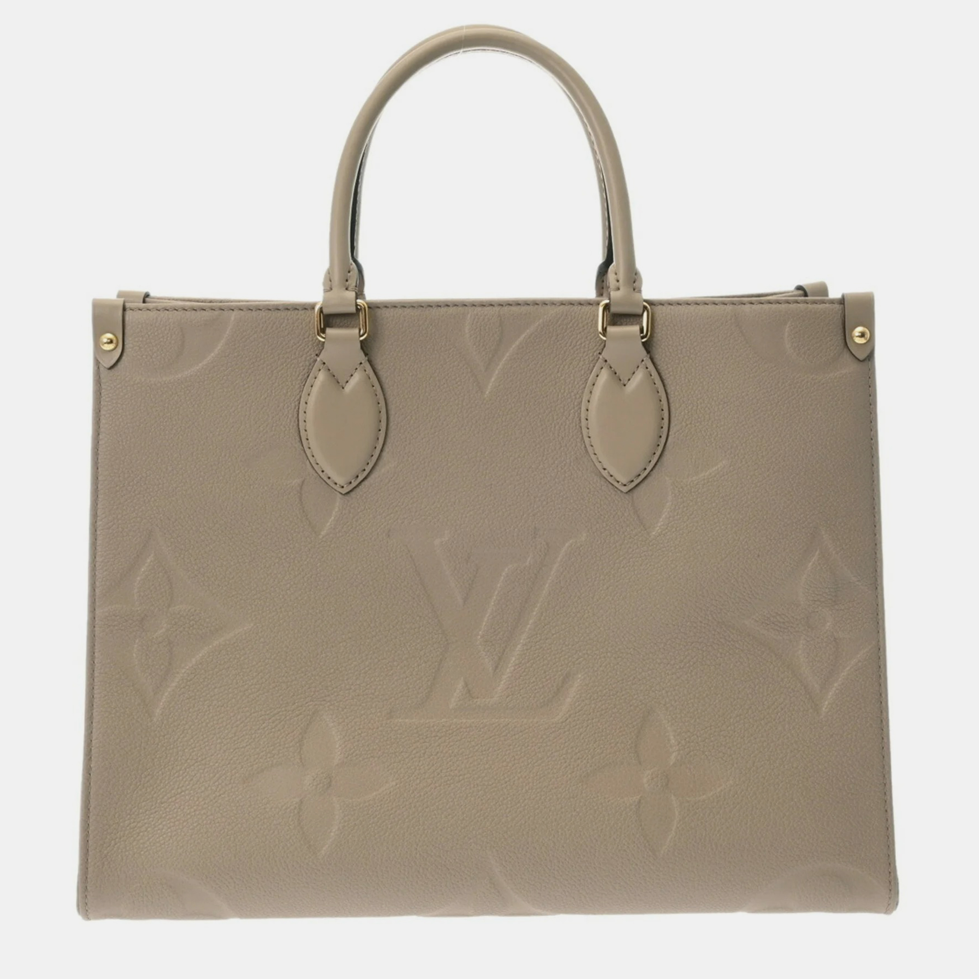 

Louis Vuitton Monogram Empreinte OnTheGo MM Handbag, Brown