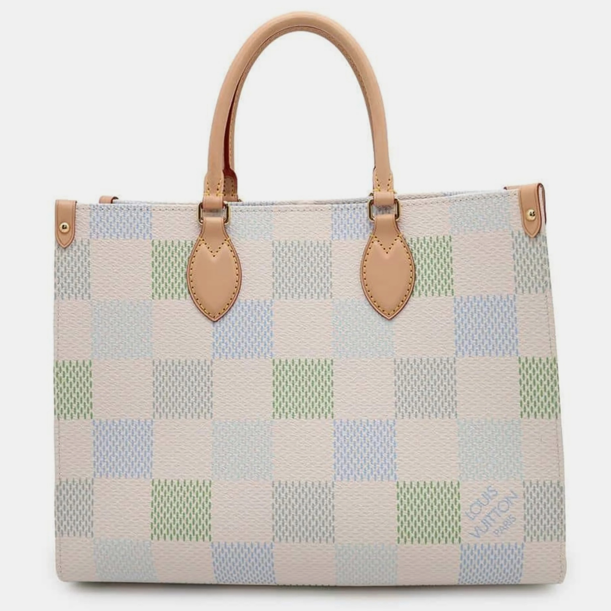 

Louis Vuitton Damier Giant OnTheGo MM Tote Bag, White