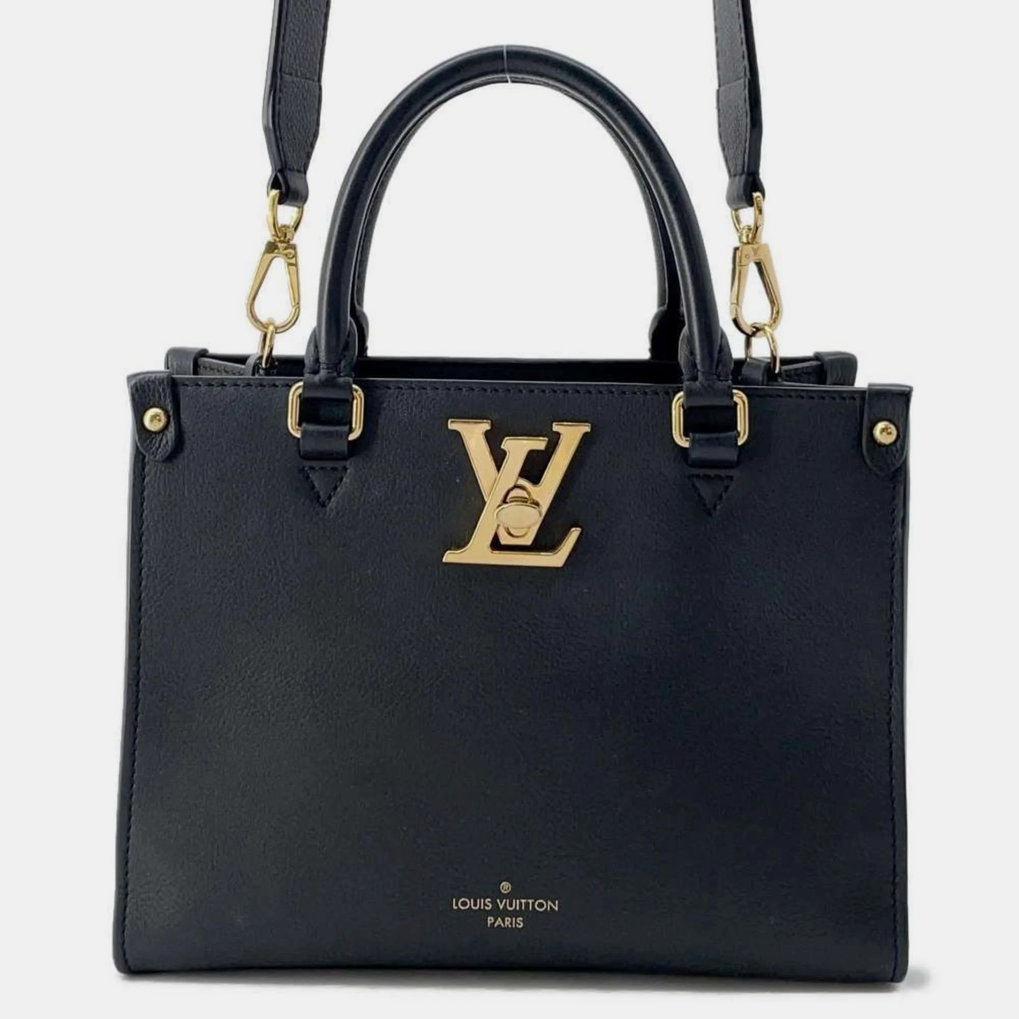 

Louis Vuitton Black Leather Rock and Go Handbag