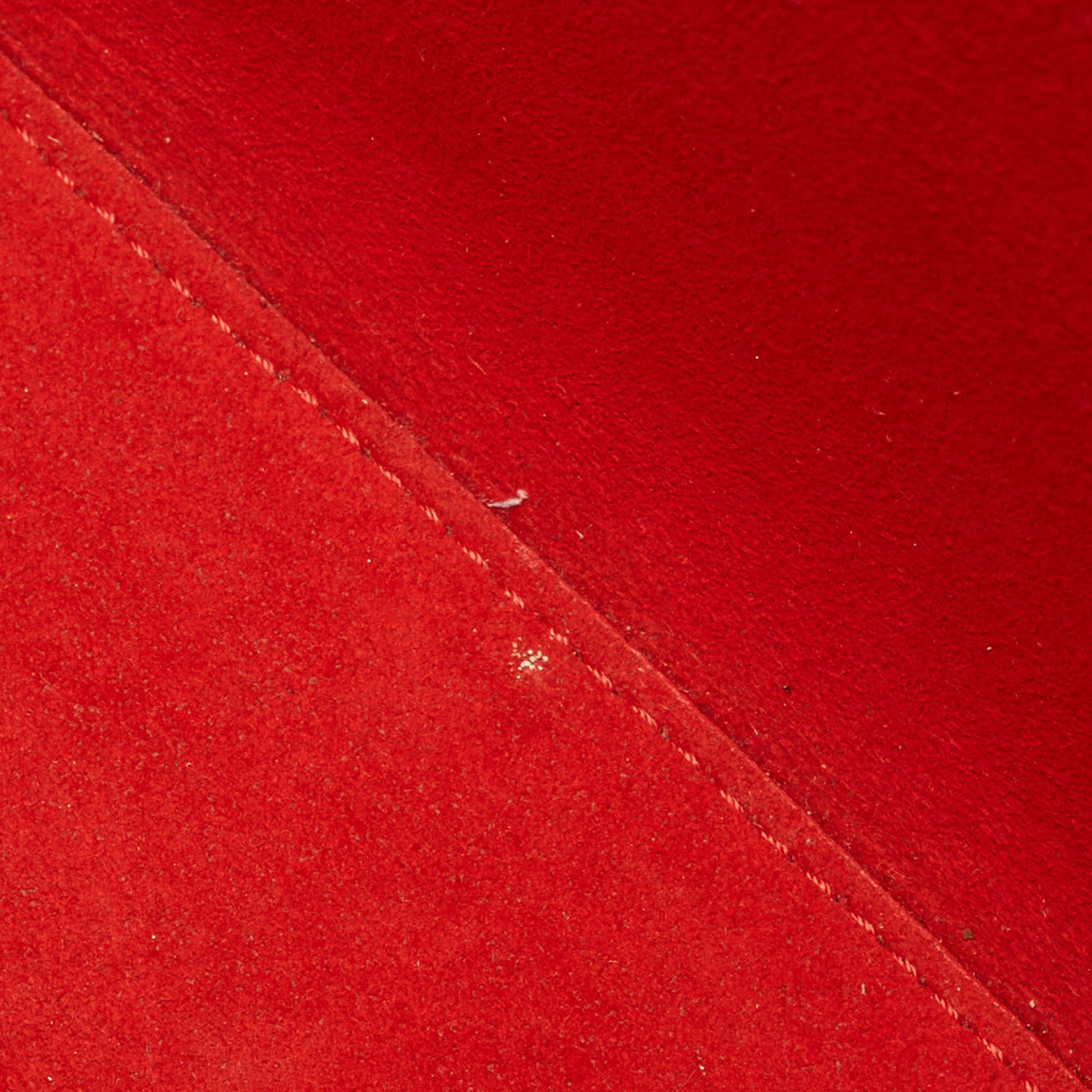 Louis Vuitton Castillan Red Epi Leather Neverfull MM Bag 