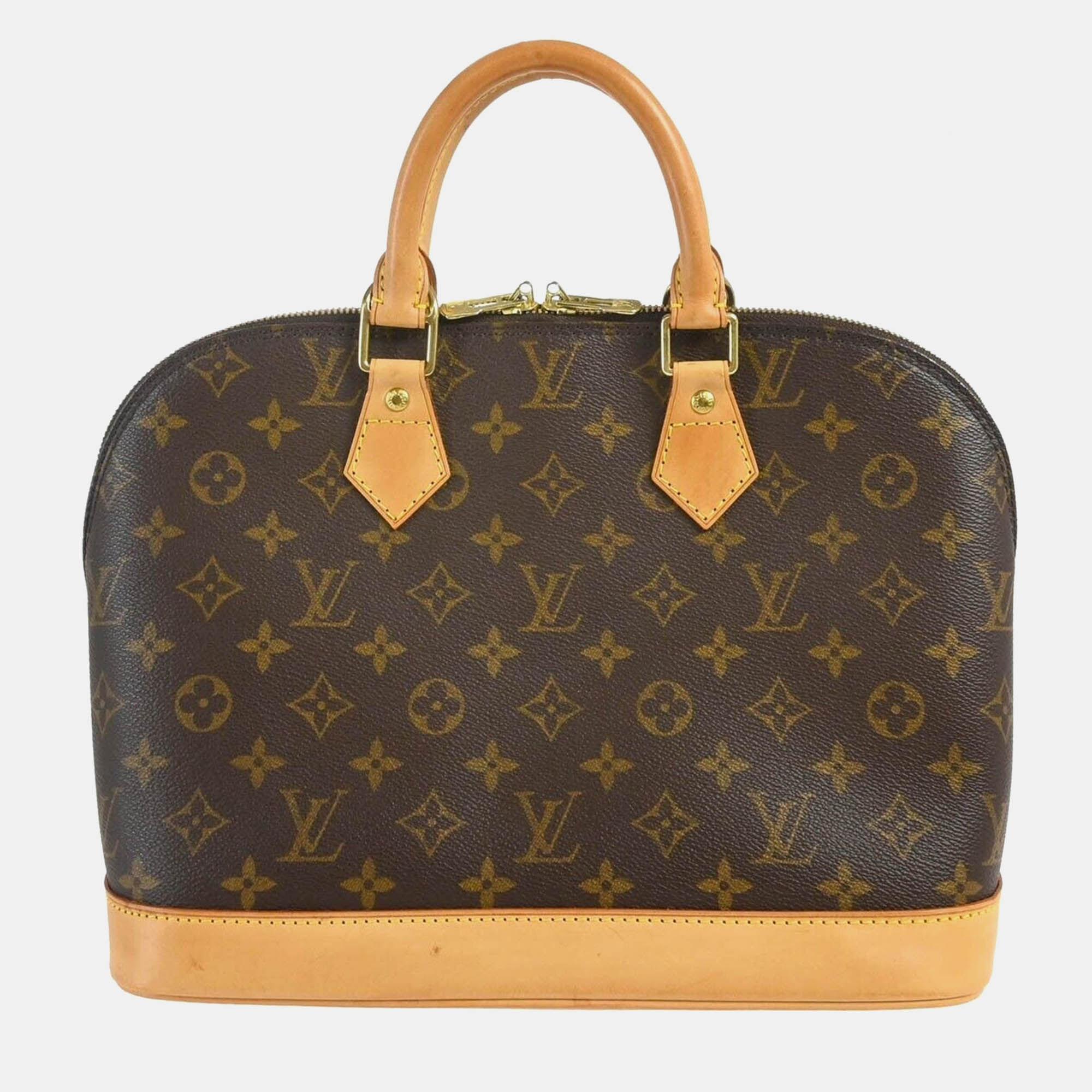 

Louis Vuitton Brown Monogram Canvas Alma Handbag