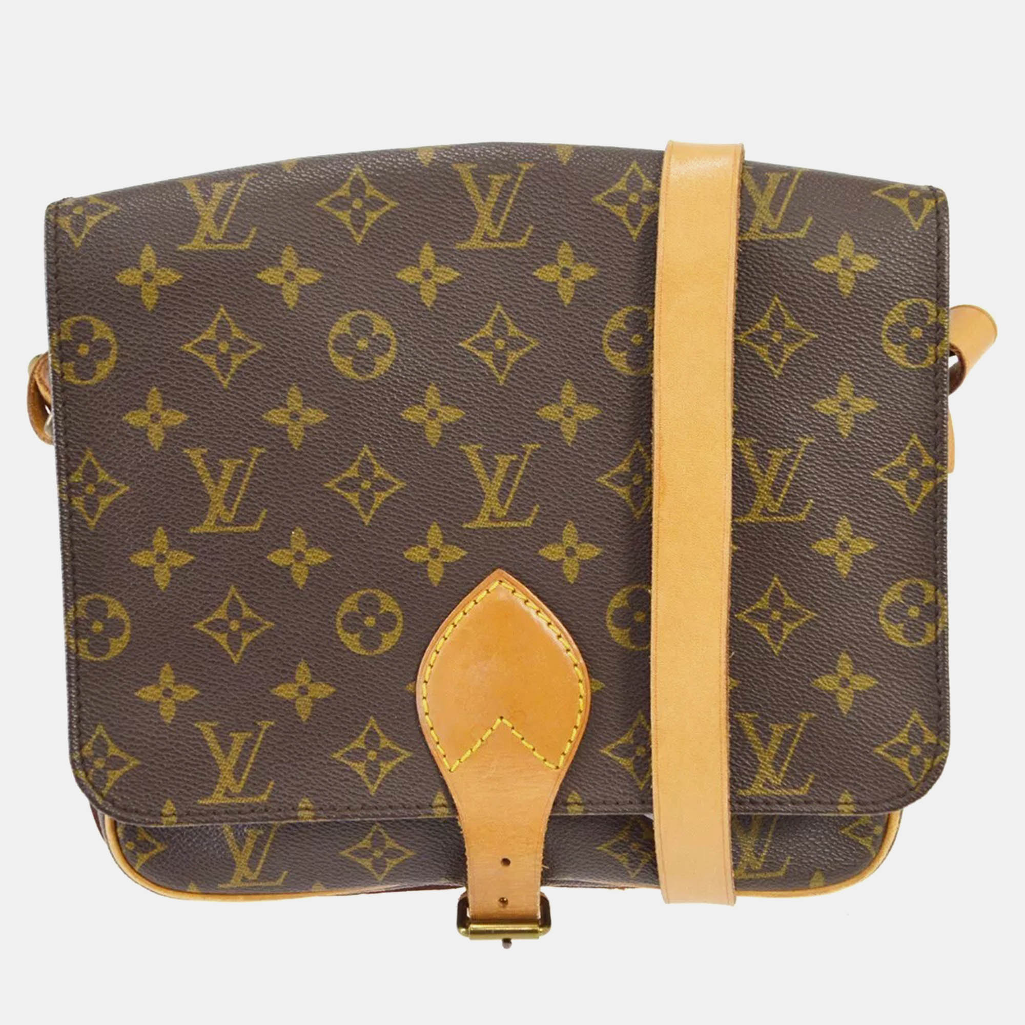 

Louis Vuitton Brown Monogram Canvas Cartouchiere GM Shoulder Bag