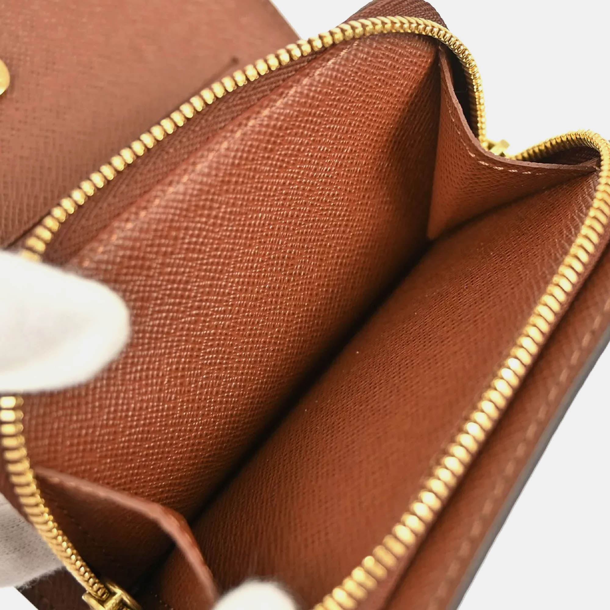 Louis Vuitton Brown Monogram Canvas Wallet 