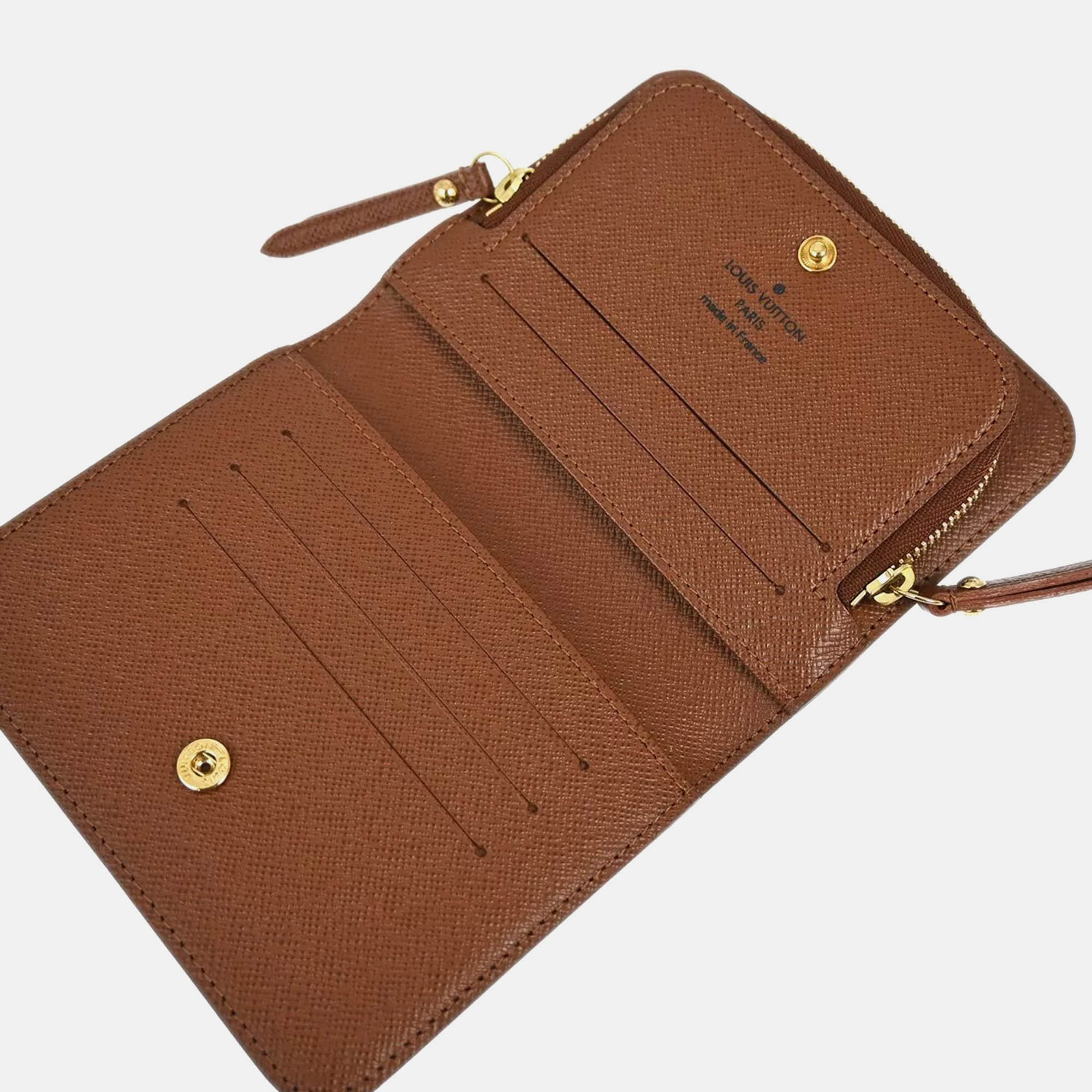 Louis Vuitton Brown Monogram Canvas Wallet 