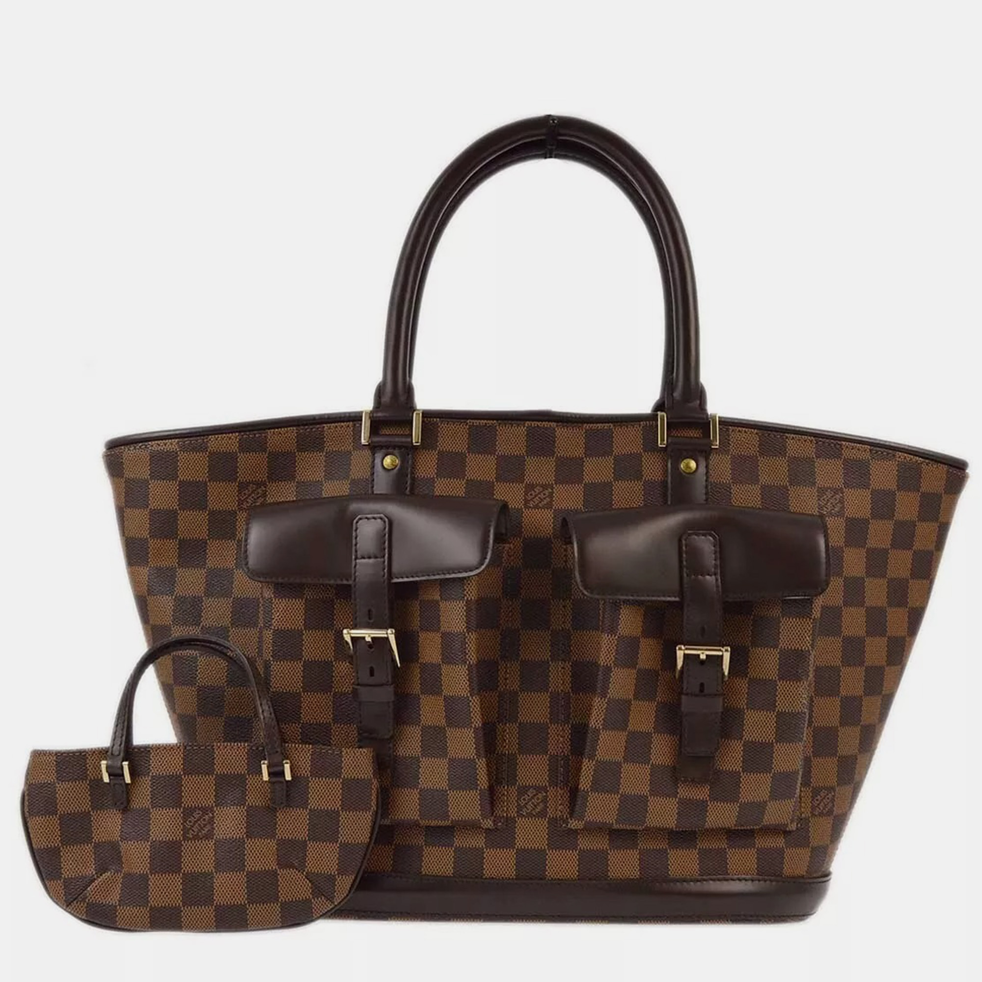 

Louis Vuitton Damier Manosque Gm Tote Bag, Brown