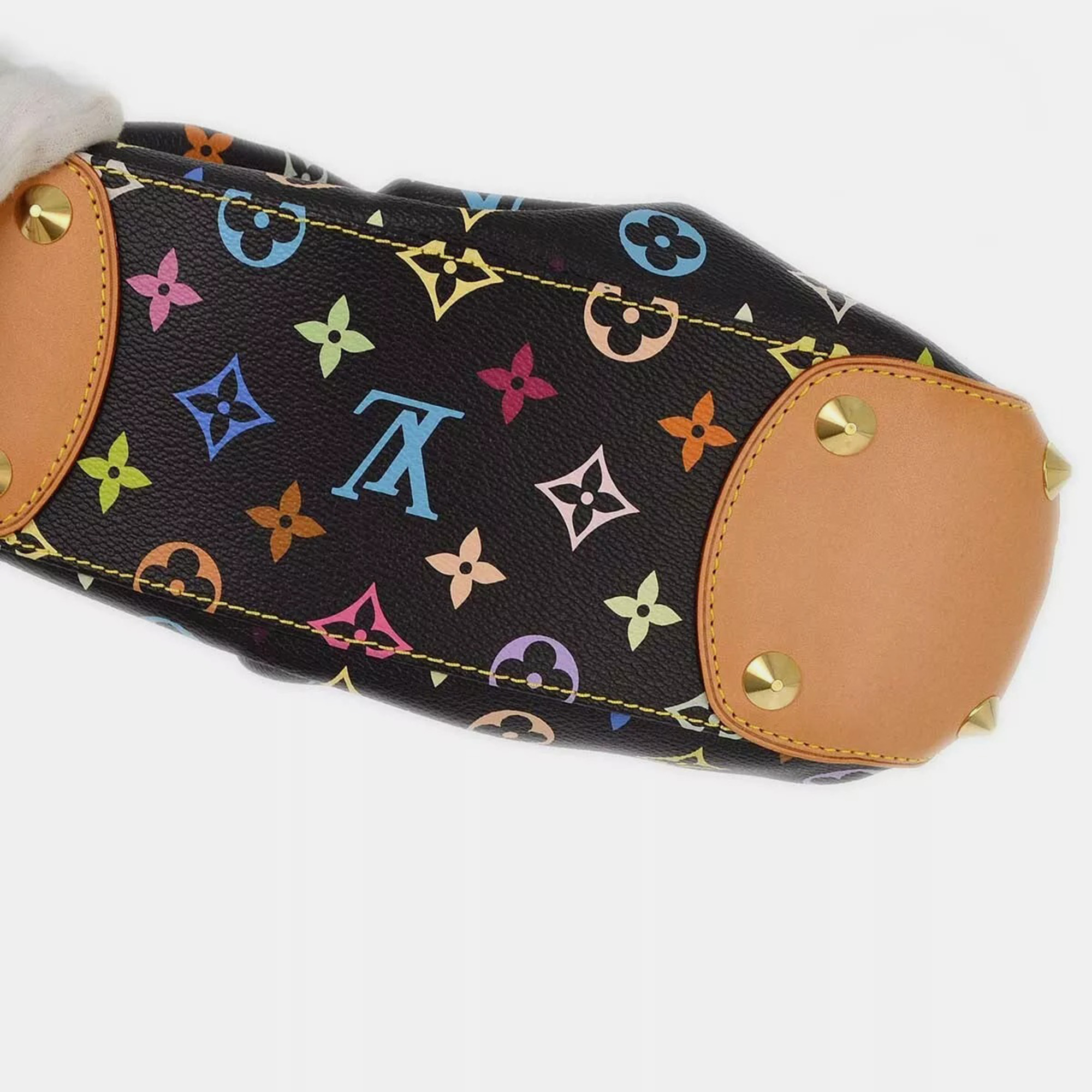 Louis Vuitton Black Monogram Multicolor Judy PM Shoulder Bag 