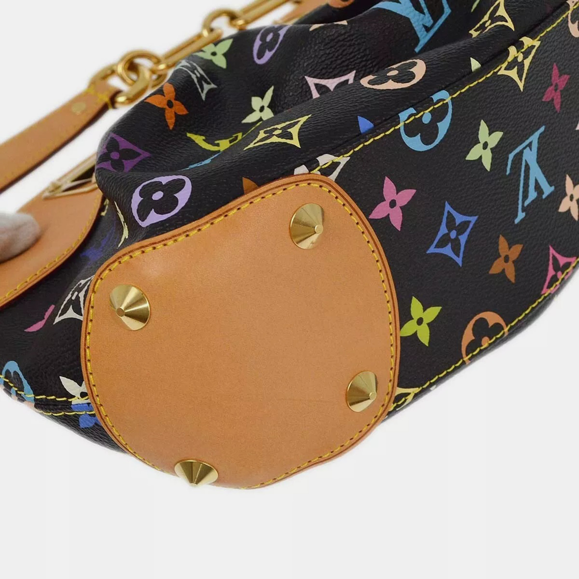 Louis Vuitton Black Monogram Multicolor Judy PM Shoulder Bag 