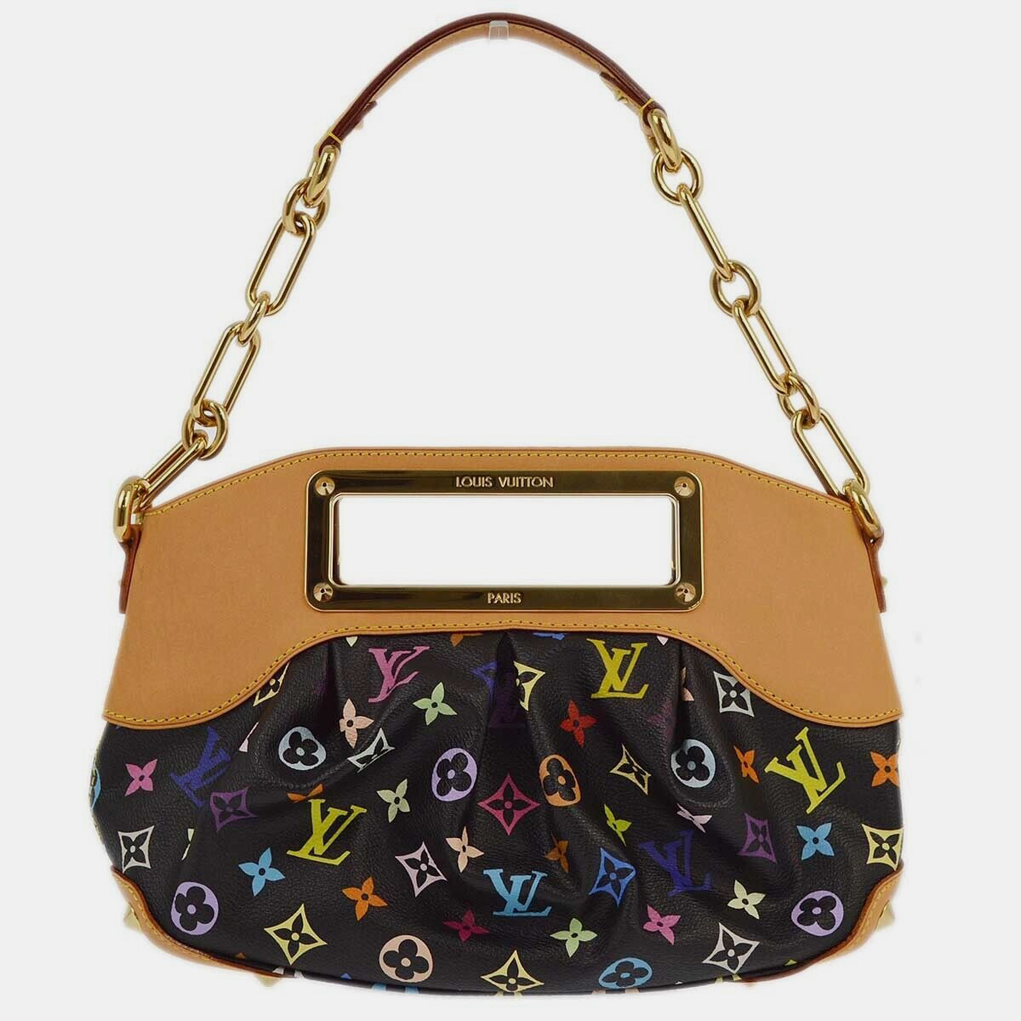 

Louis Vuitton Black Monogram Multicolor Judy PM Shoulder Bag