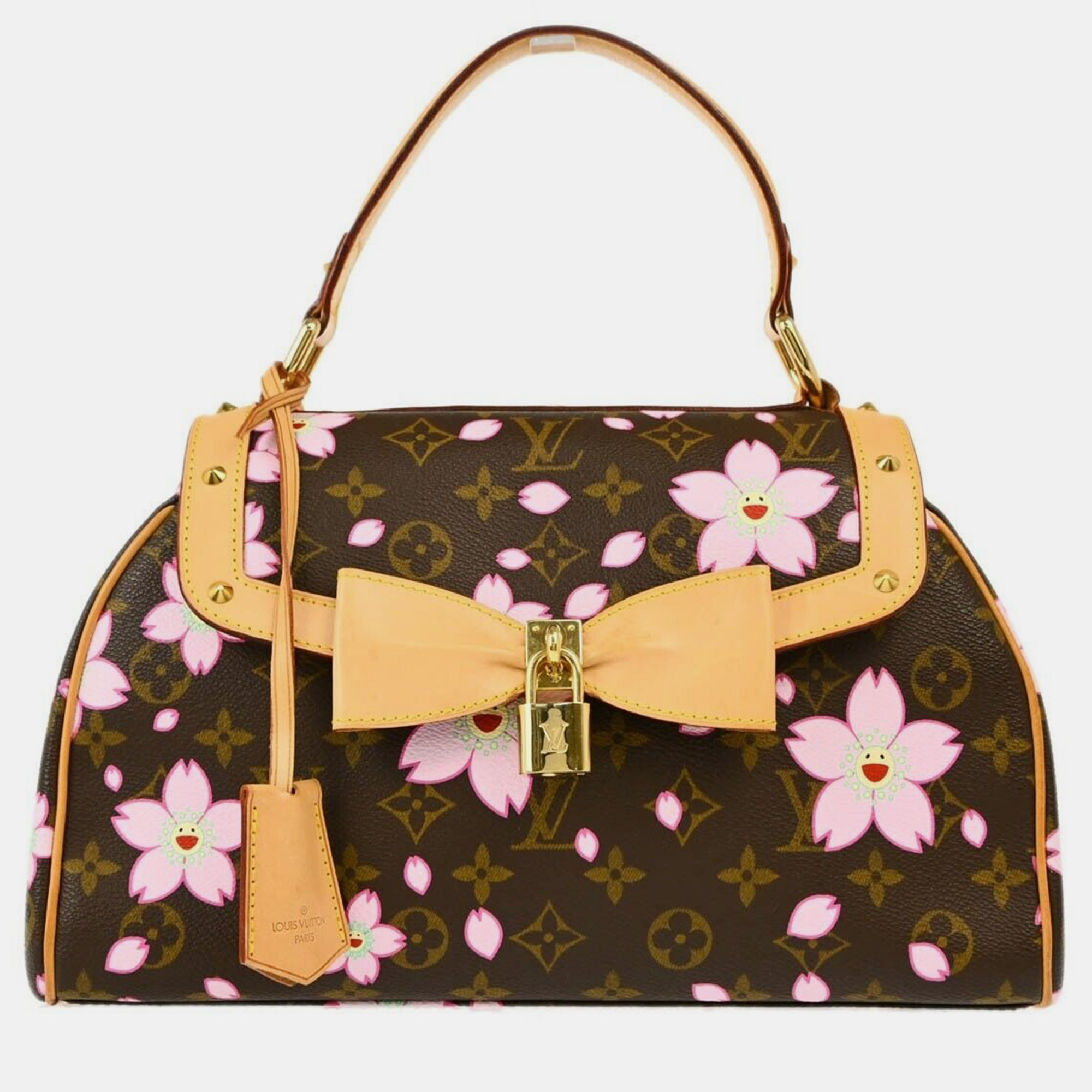 

Louis Vuitton Monogram Cherry Blossom Sac Retro Pm Handbag, Brown