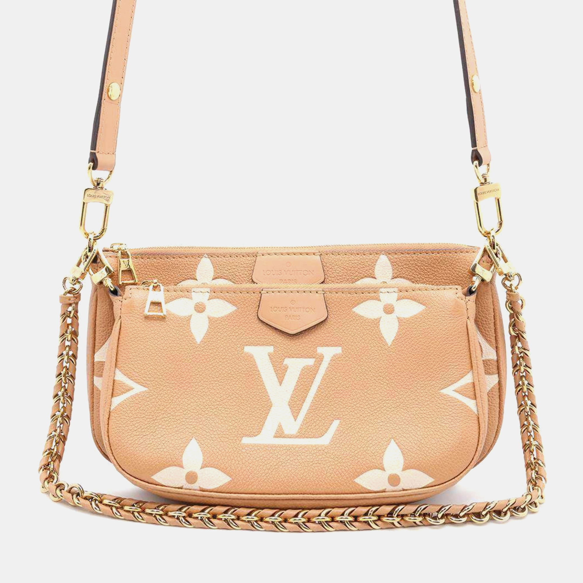 

Louis Vuitton Beige Monogram Empreinte Multi Pochette Accessoires Shoulder Bag