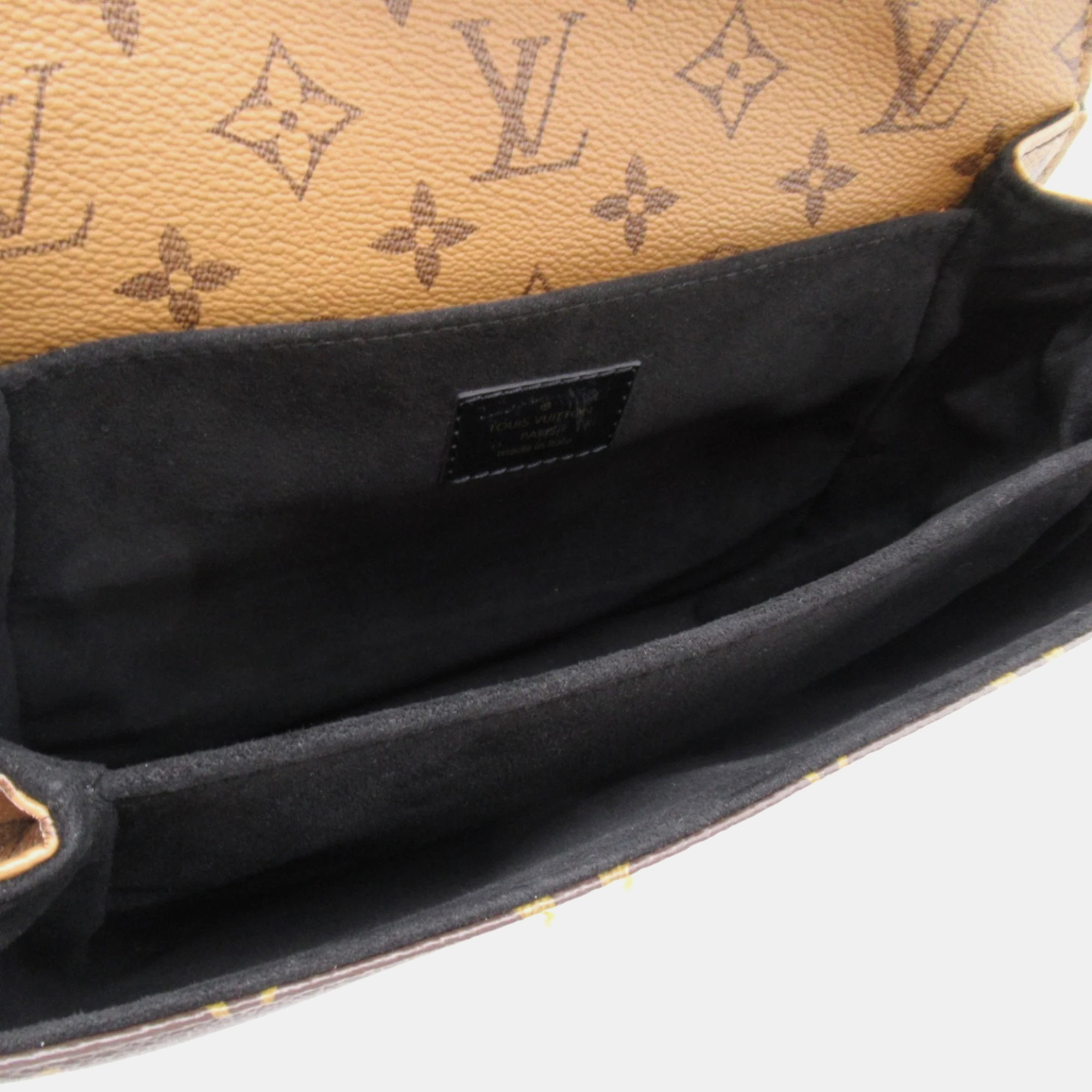 Louis Vuitton Brown Monogram Canvas Reverse Pochette Metis MM Shoulder Bag 