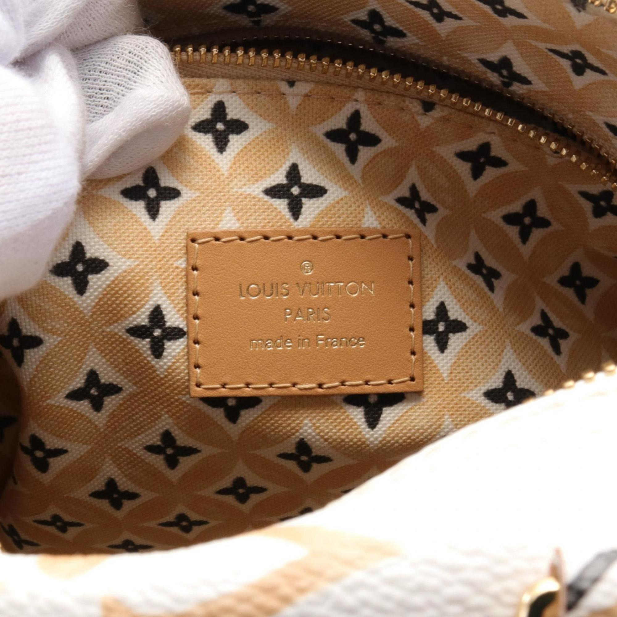 Louis Vuitton White Multicolor Monogram Canvas By The Pool Speedy Bandouliere 25 Handbag 