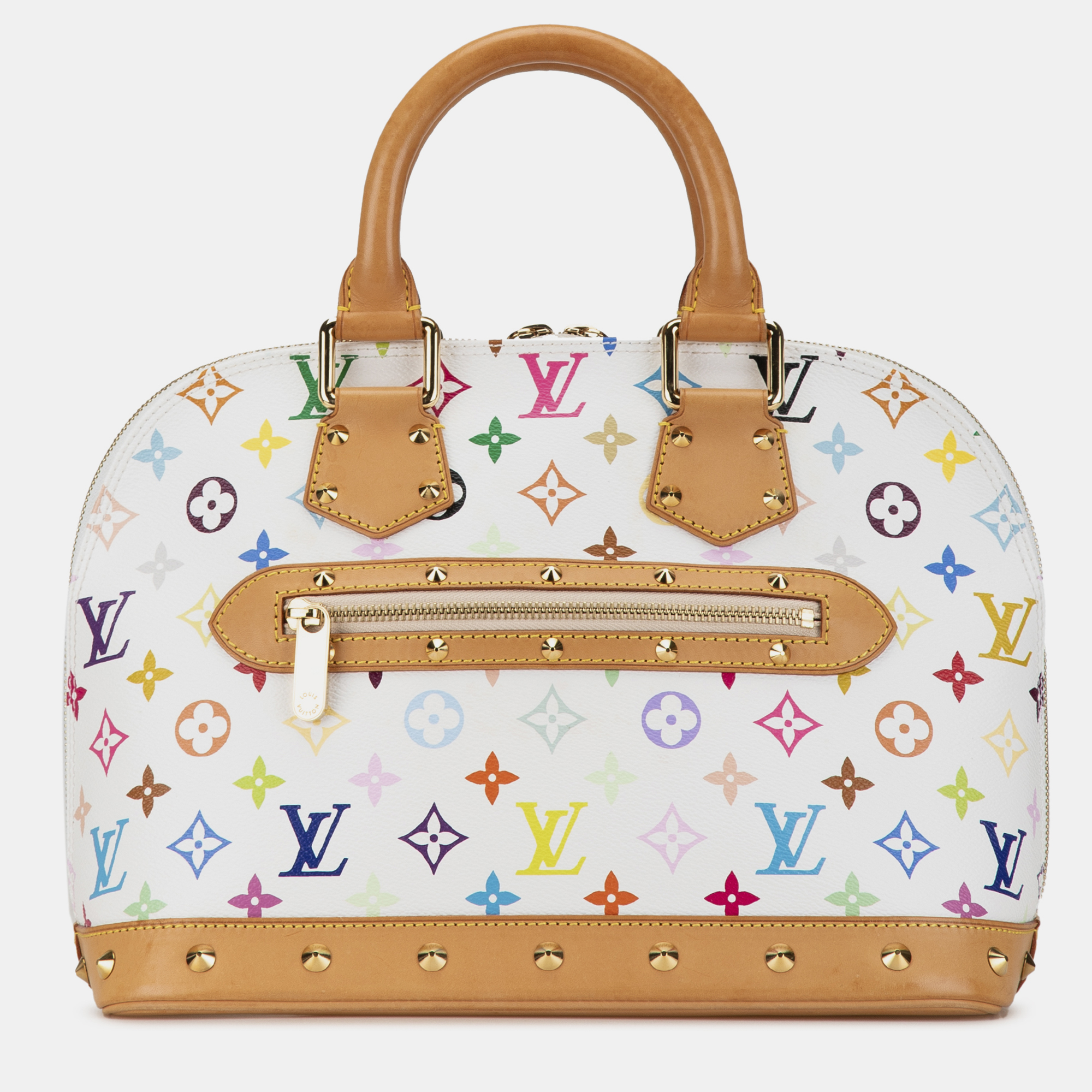 

Louis Vuitton White Monogram Multicolor Alma PM