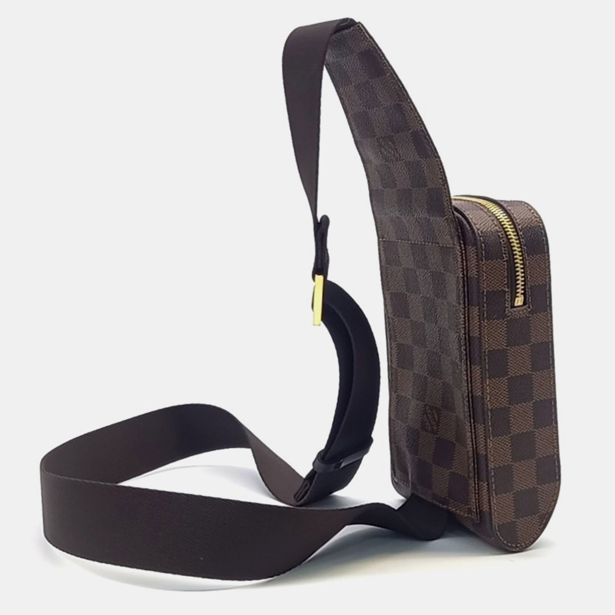 Louis Vuitton Brown Coated Canvas Damier Geronimos bag 