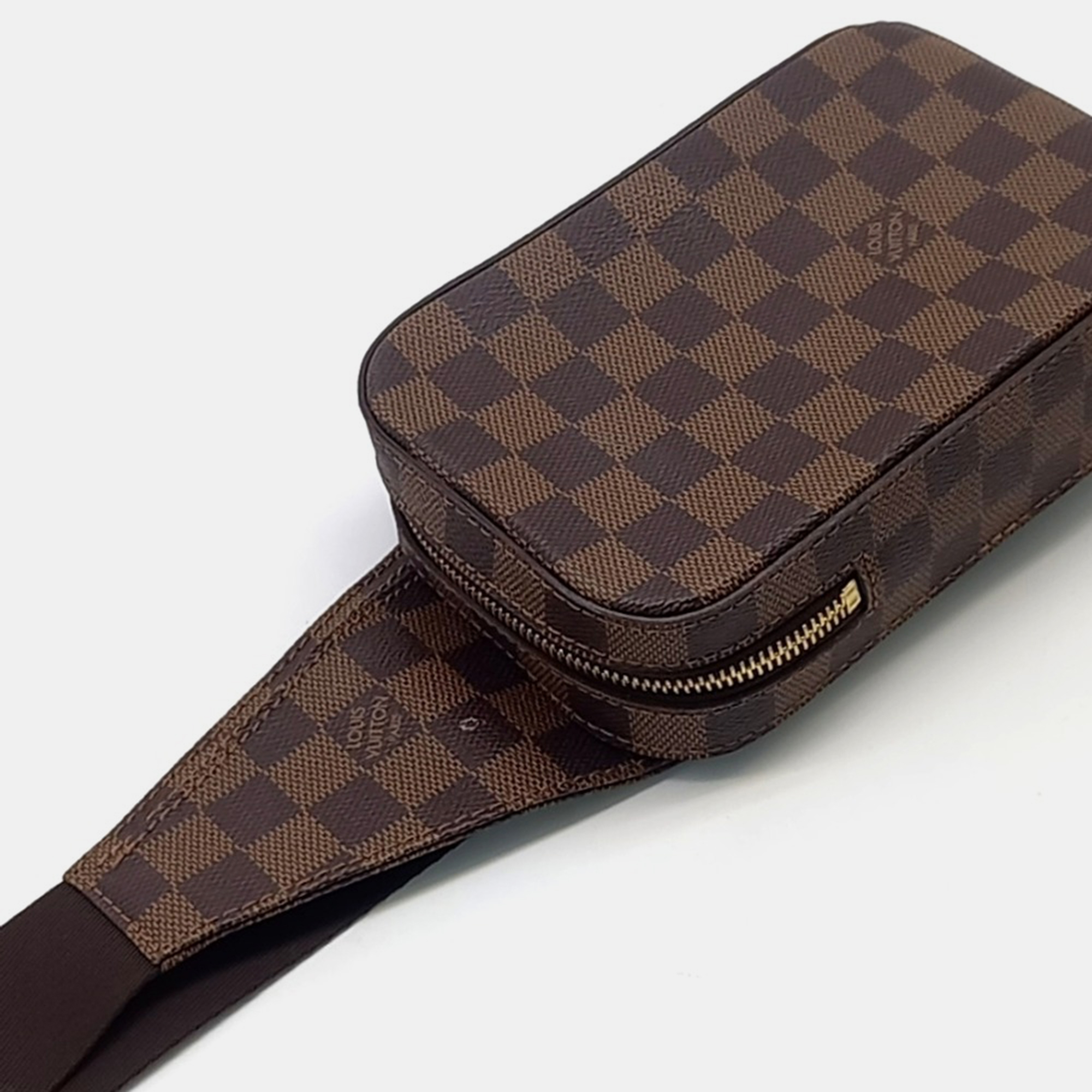 Louis Vuitton Brown Coated Canvas Damier Geronimos bag 