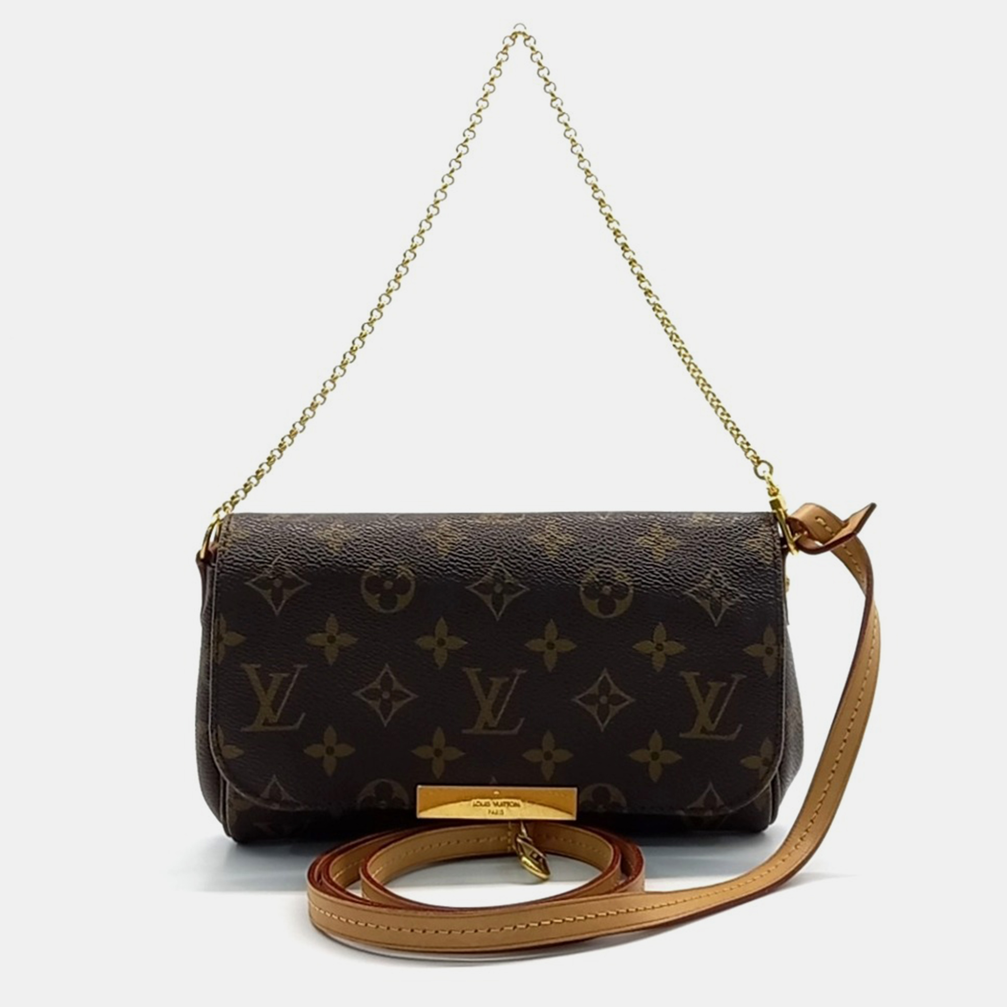 

Louis Vuitton Brown Canvas Monogram Favorite PM bag