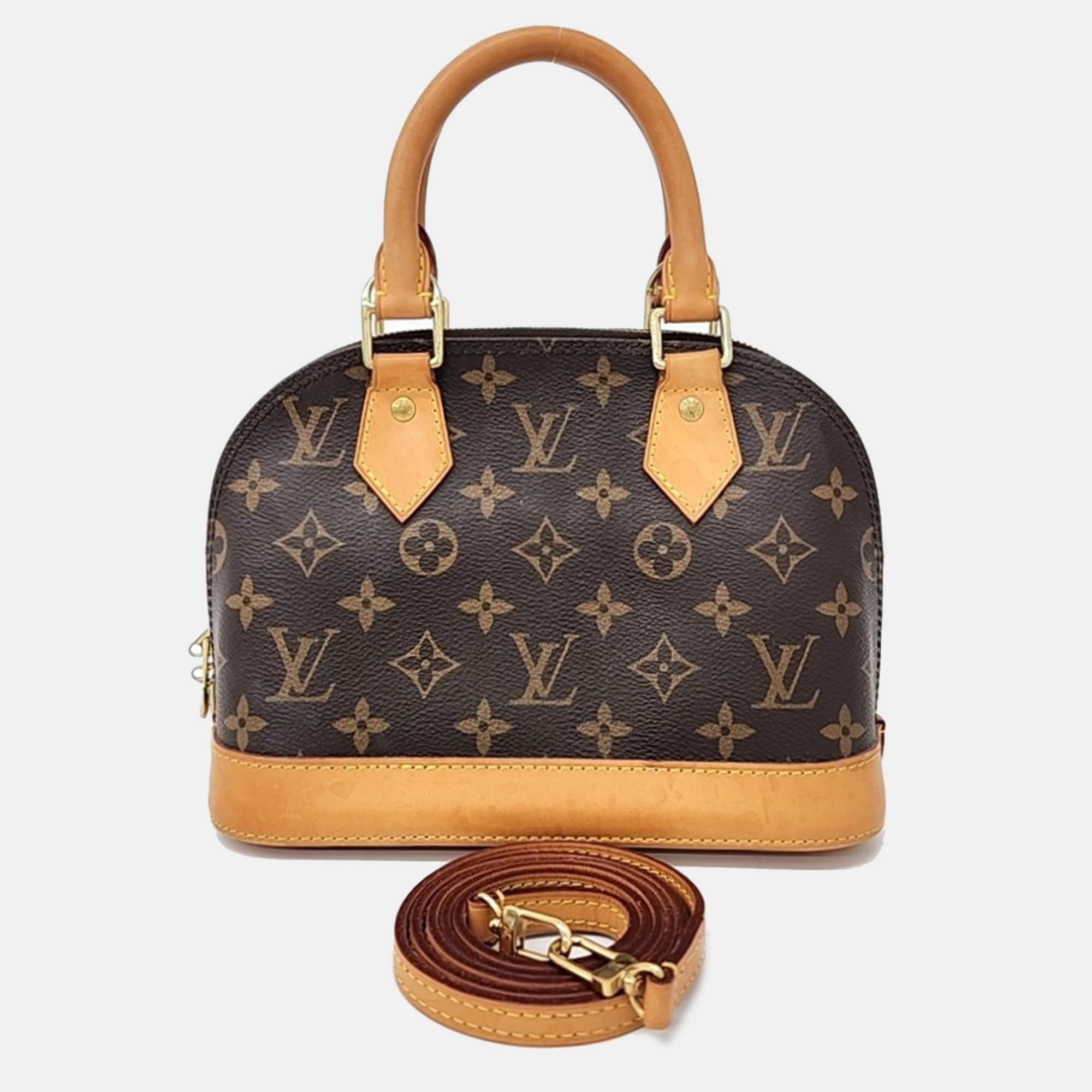 

Louis Vuitton Brown PVC Alma BB Bag