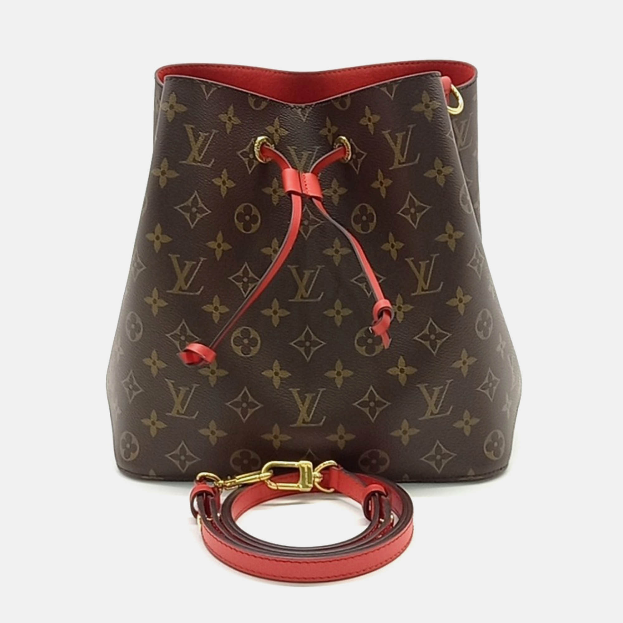 

Louis Vuitton Brown Coated Canvas Neonoe Bag