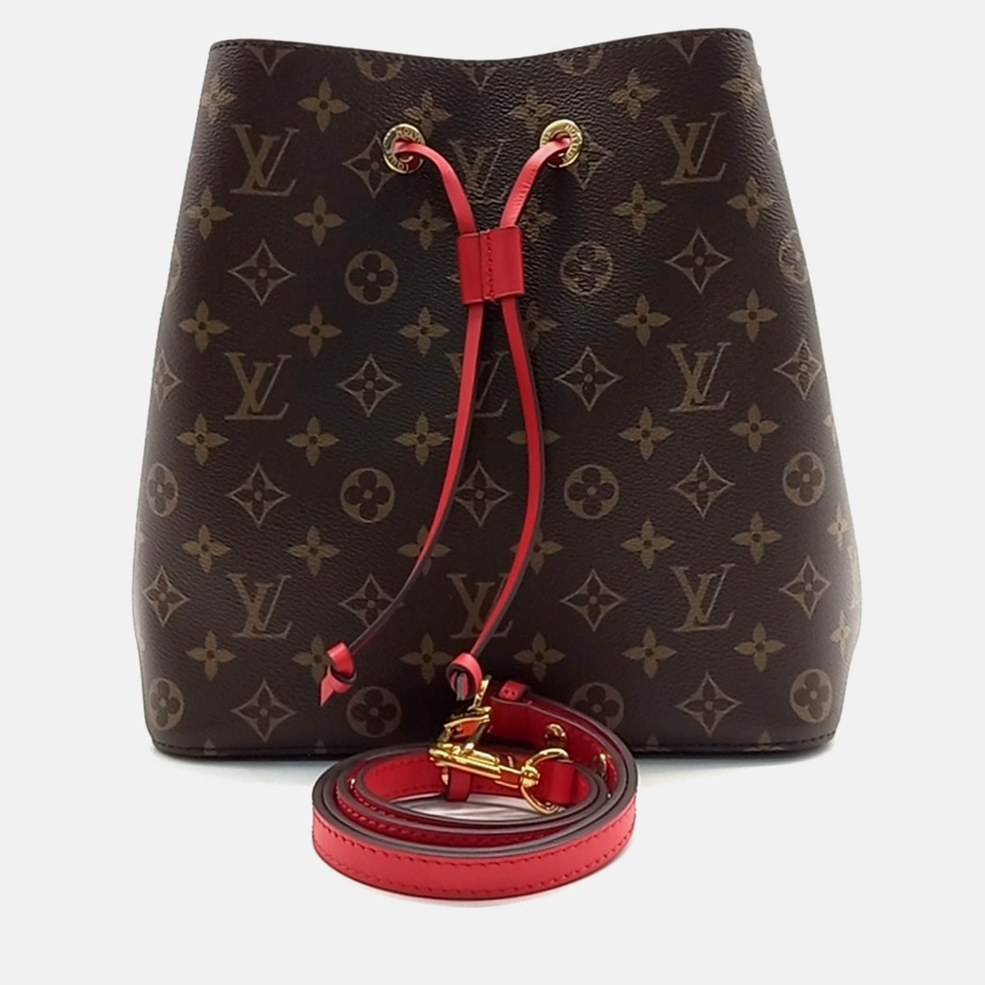 

Louis Vuitton Brown Coated Canvas Neonoe Bag