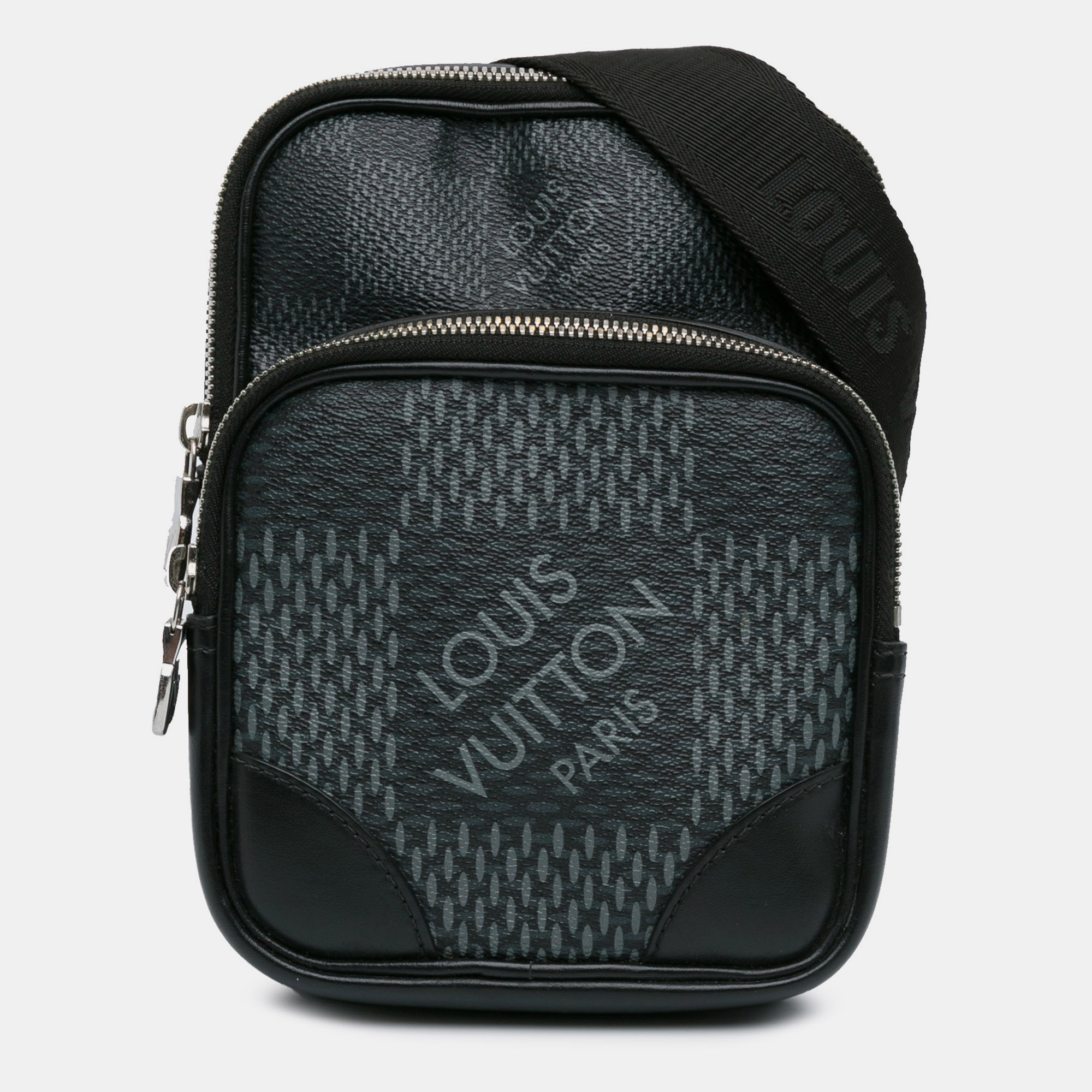 

Louis Vuitton Black Damier Graphite 3D Amazone Sling Bag