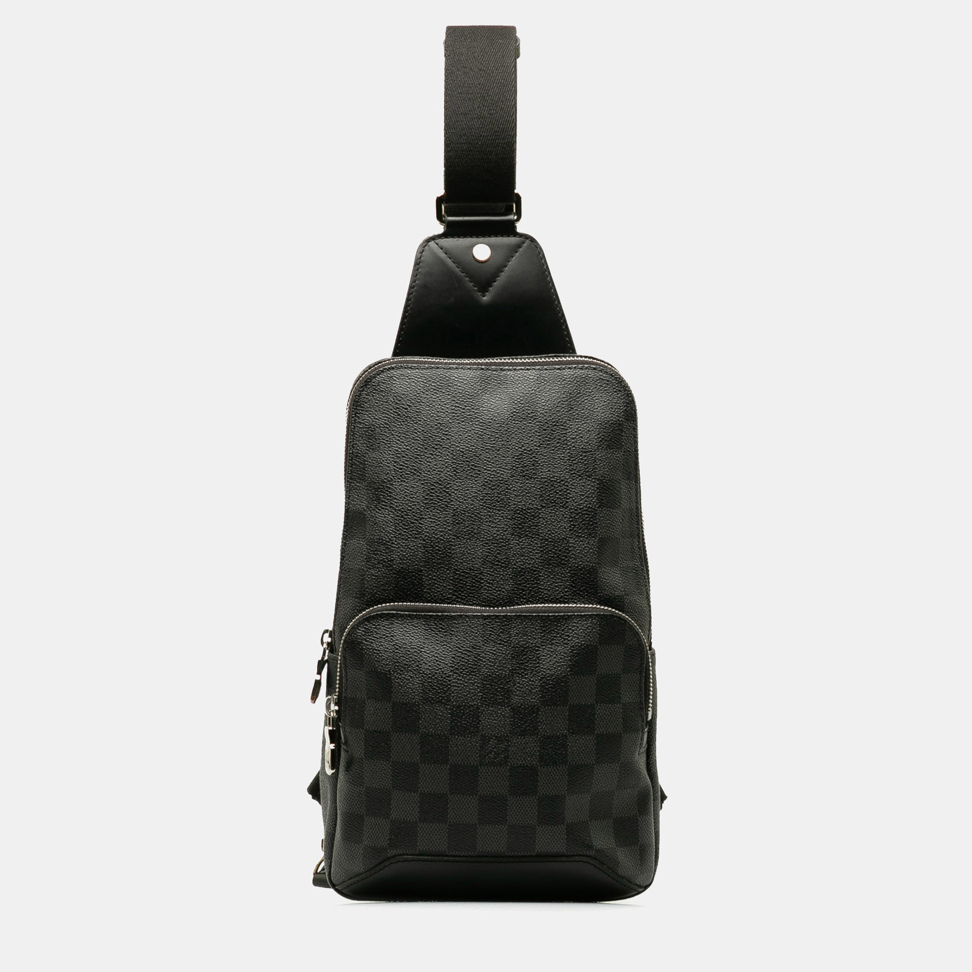 

Louis Vuitton Black Damier Graphite Avenue Sling