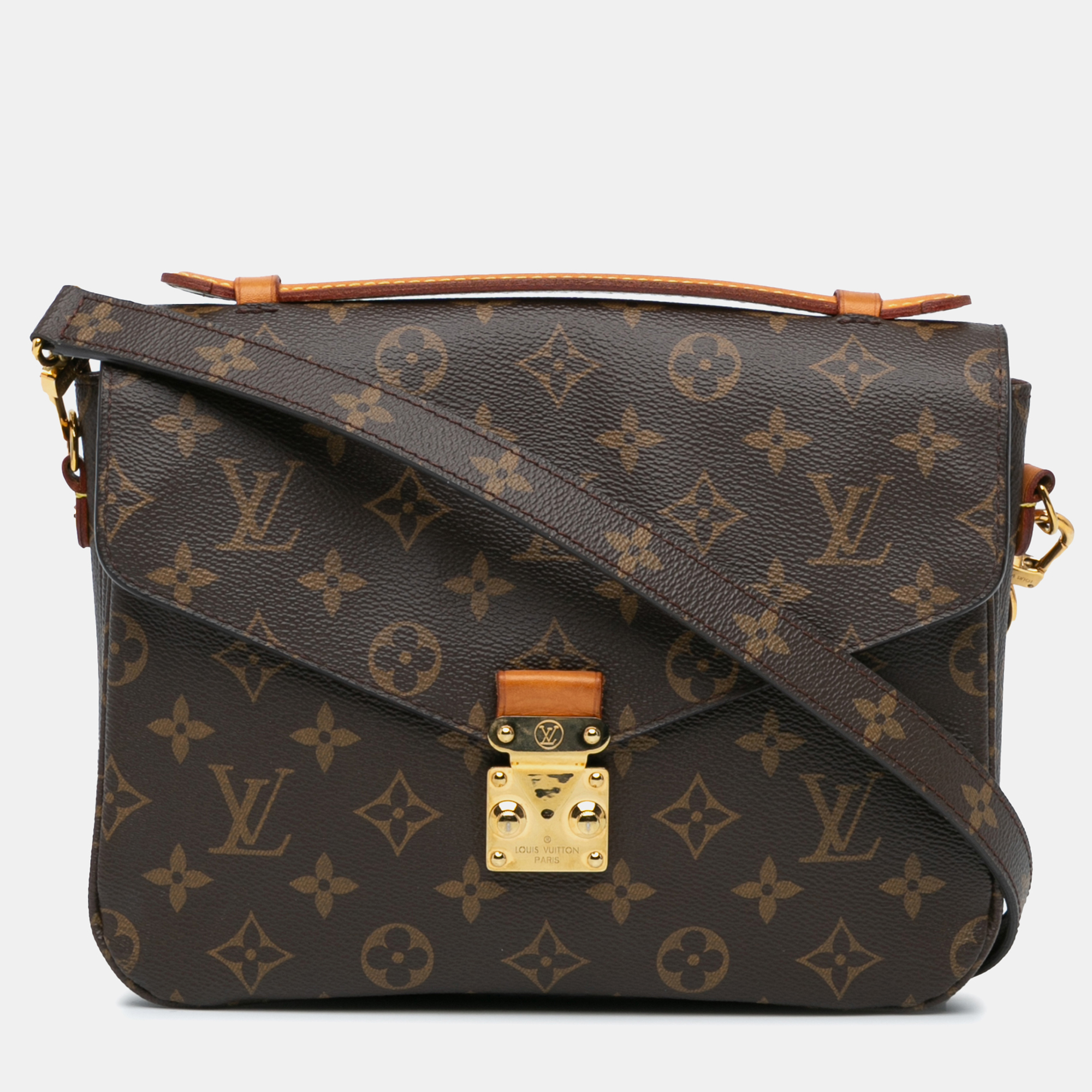 

Louis Vuitton Brown Monogram Pochette Metis