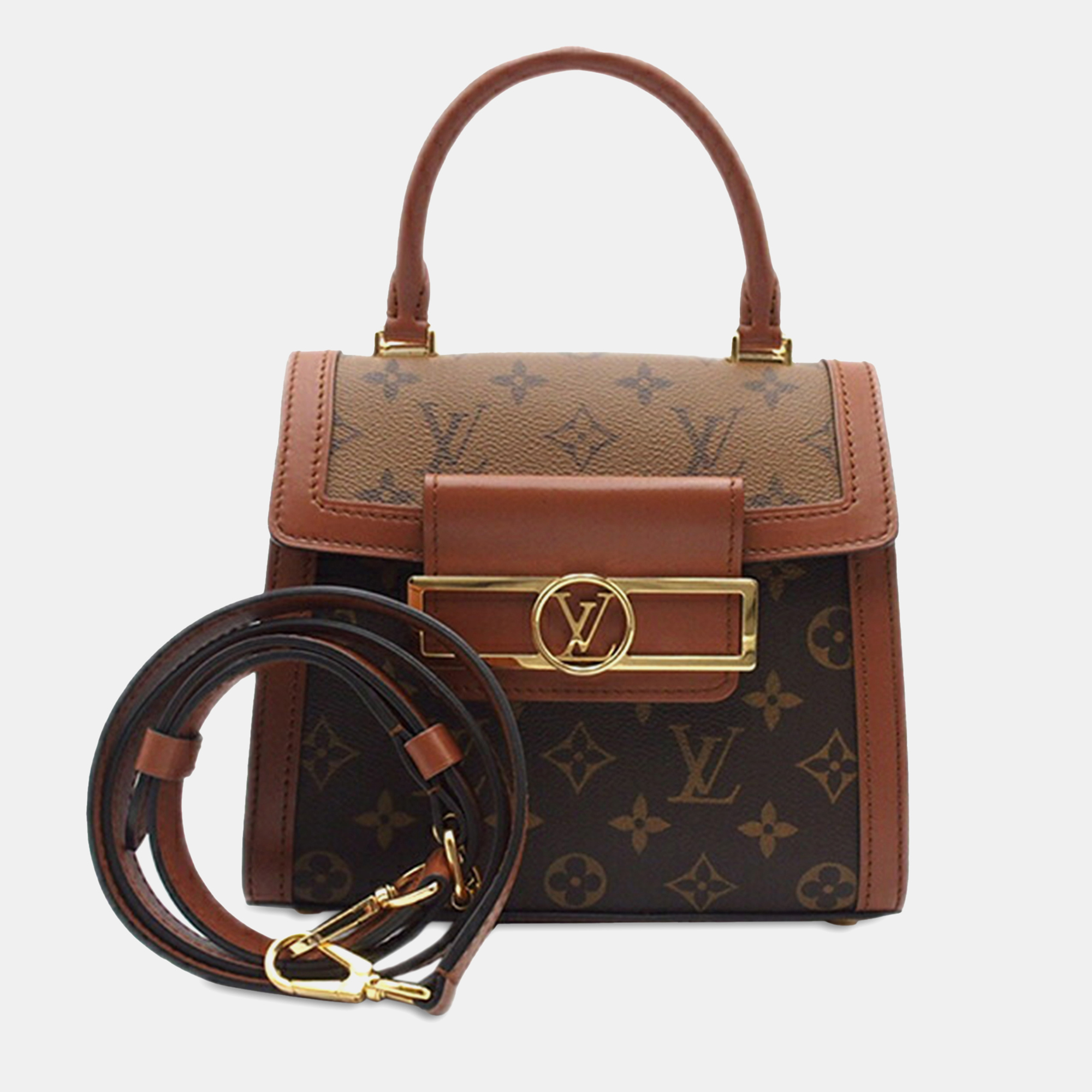 

Louis Vuitton Brown Monogram Reverse Dauphine Capital