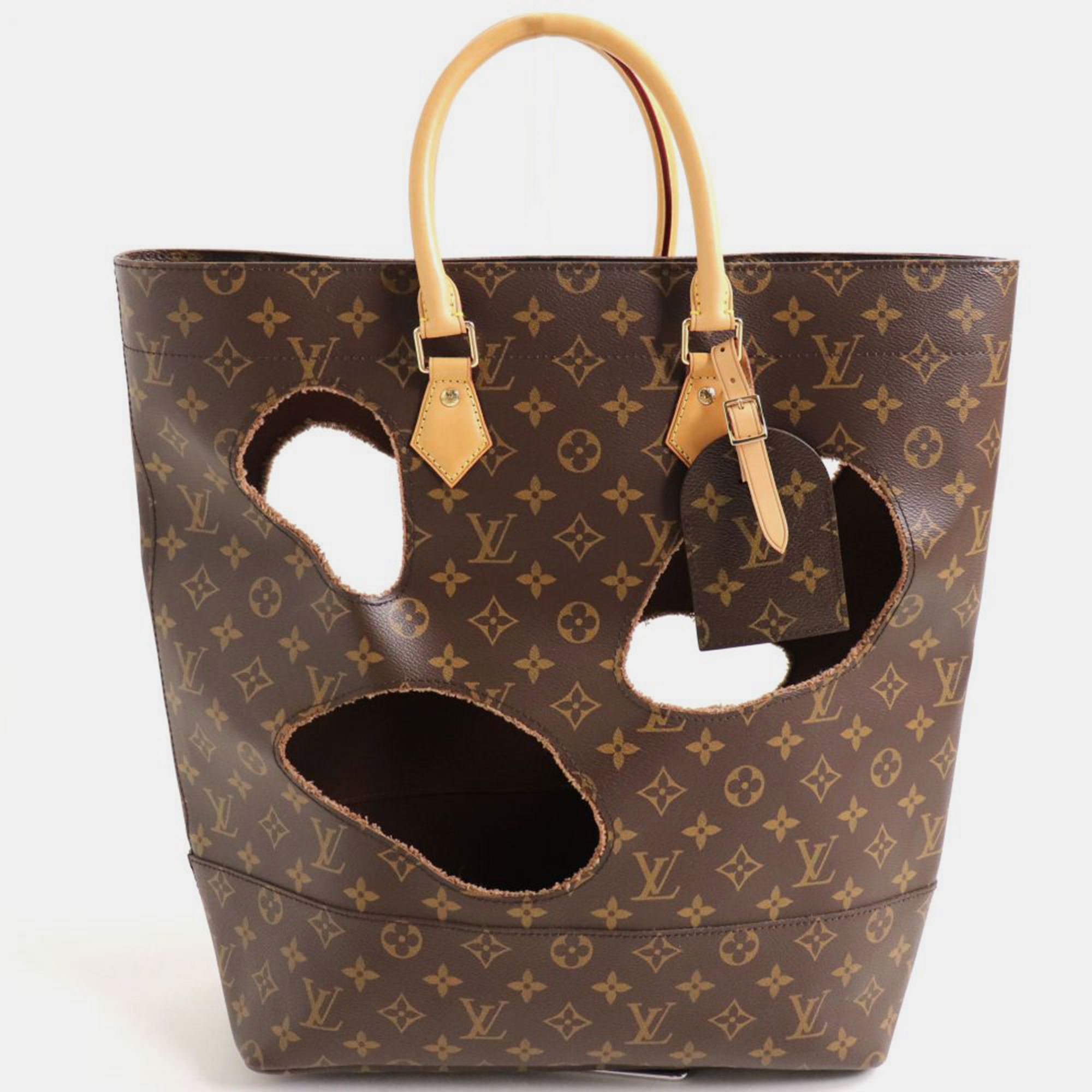 

Louis Vuitton Brown Canvas Monogram Rei Kawakubo Tote Bag