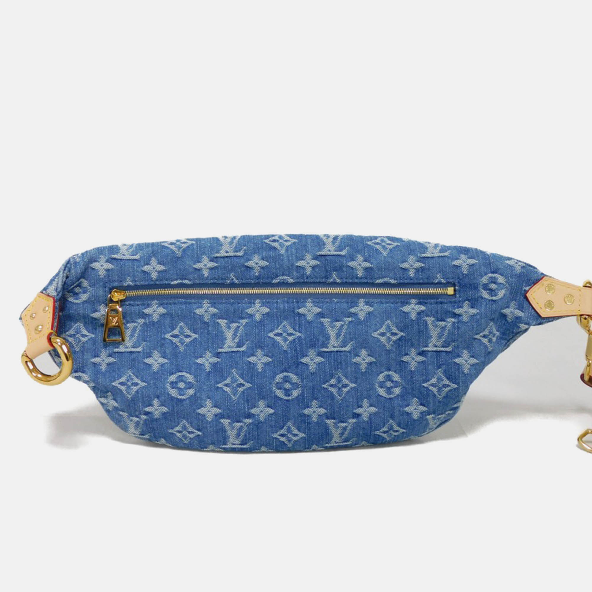Louis Vuitton Blue  Denim Bum Bag Crossbody Bag 