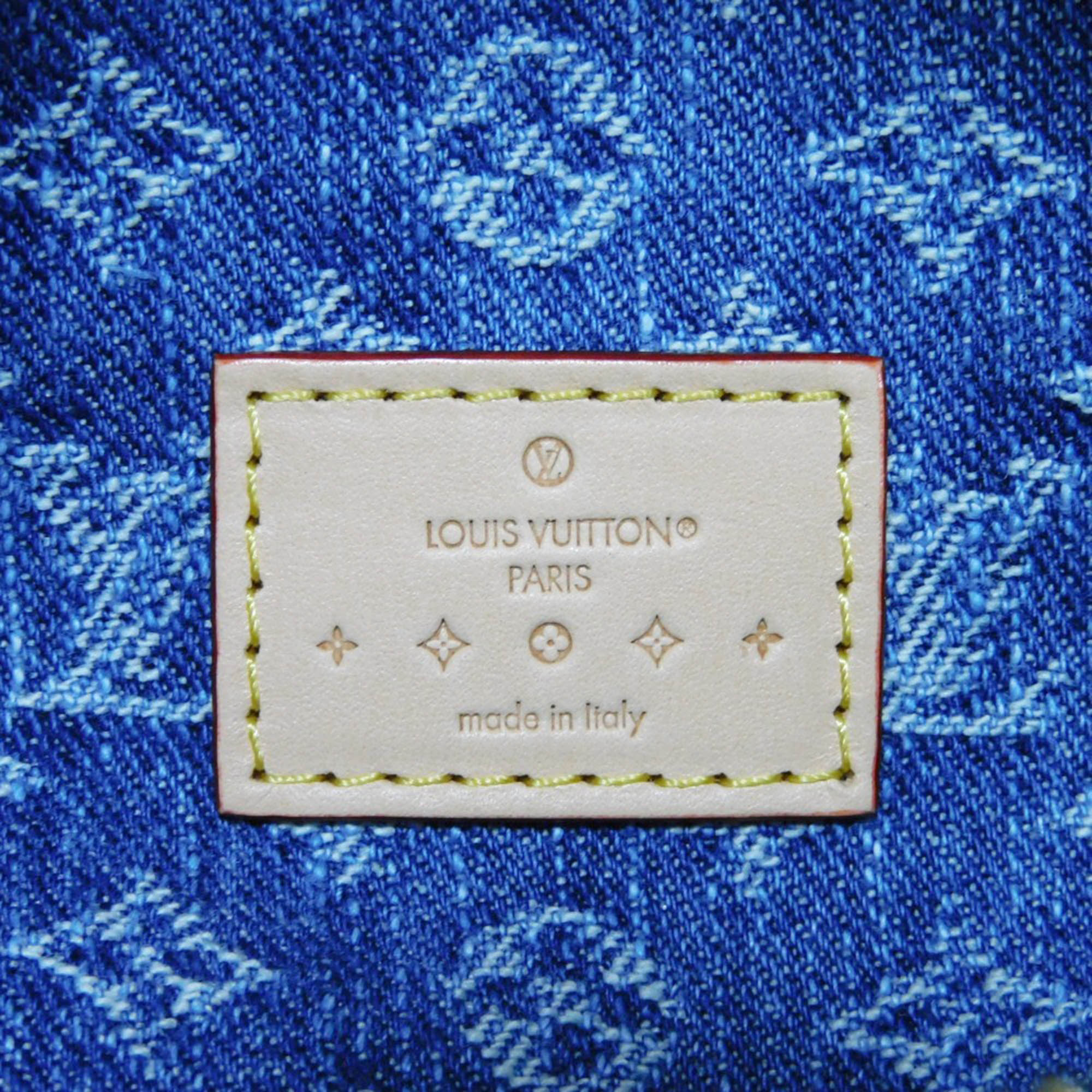 Louis Vuitton Blue  Denim Bum Bag Crossbody Bag 