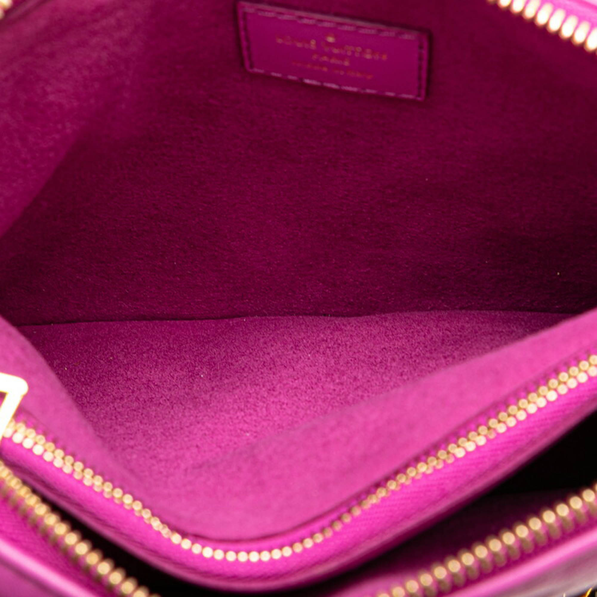 Louis Vuitton Pink  Leather Coussin BB Handbag 