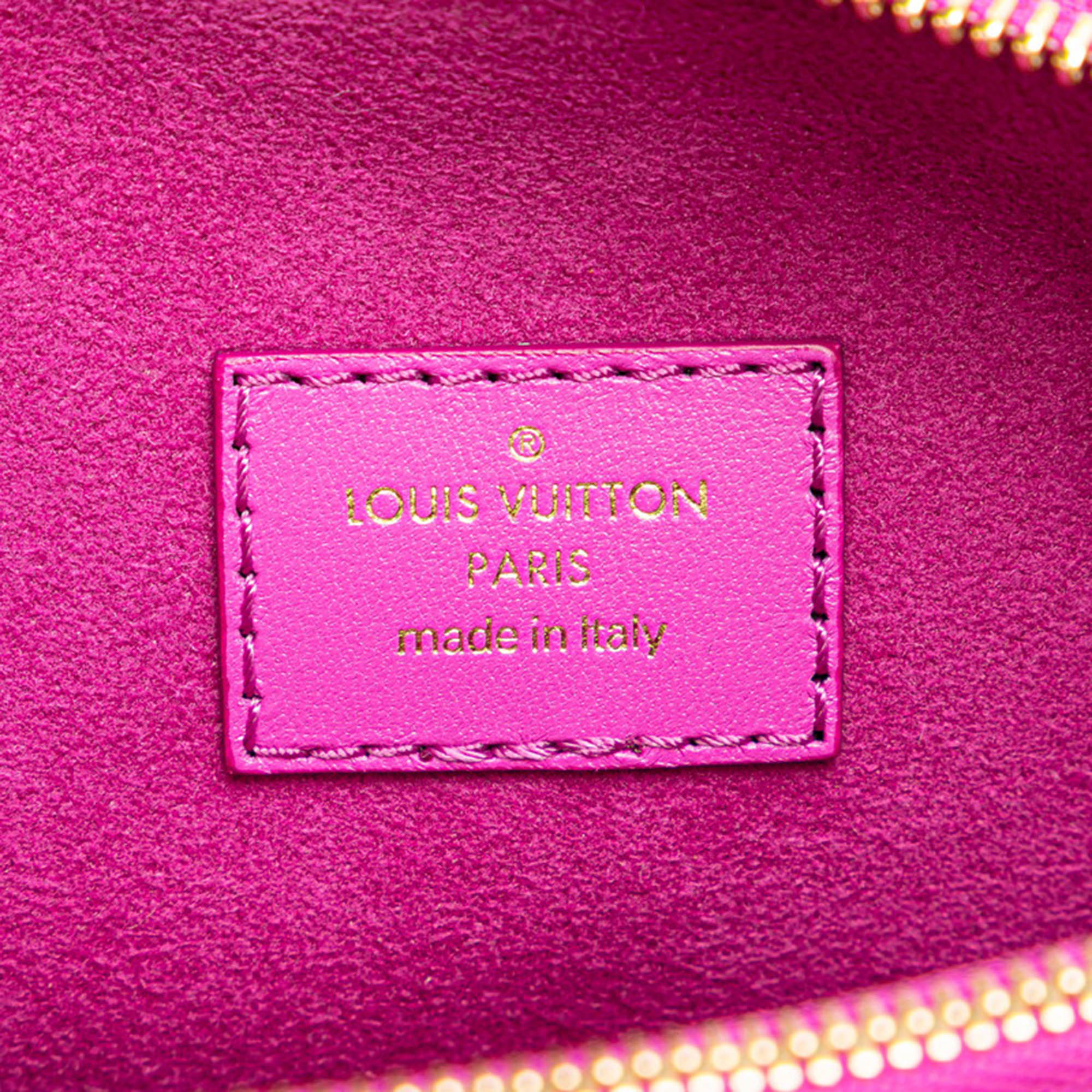 Louis Vuitton Pink  Leather Coussin BB Handbag 
