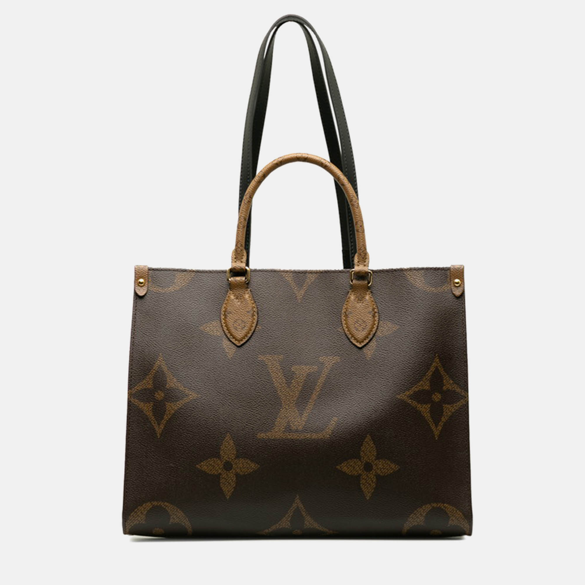 

Louis Vuitton Brown Canvas OnTheGo MM Handbag